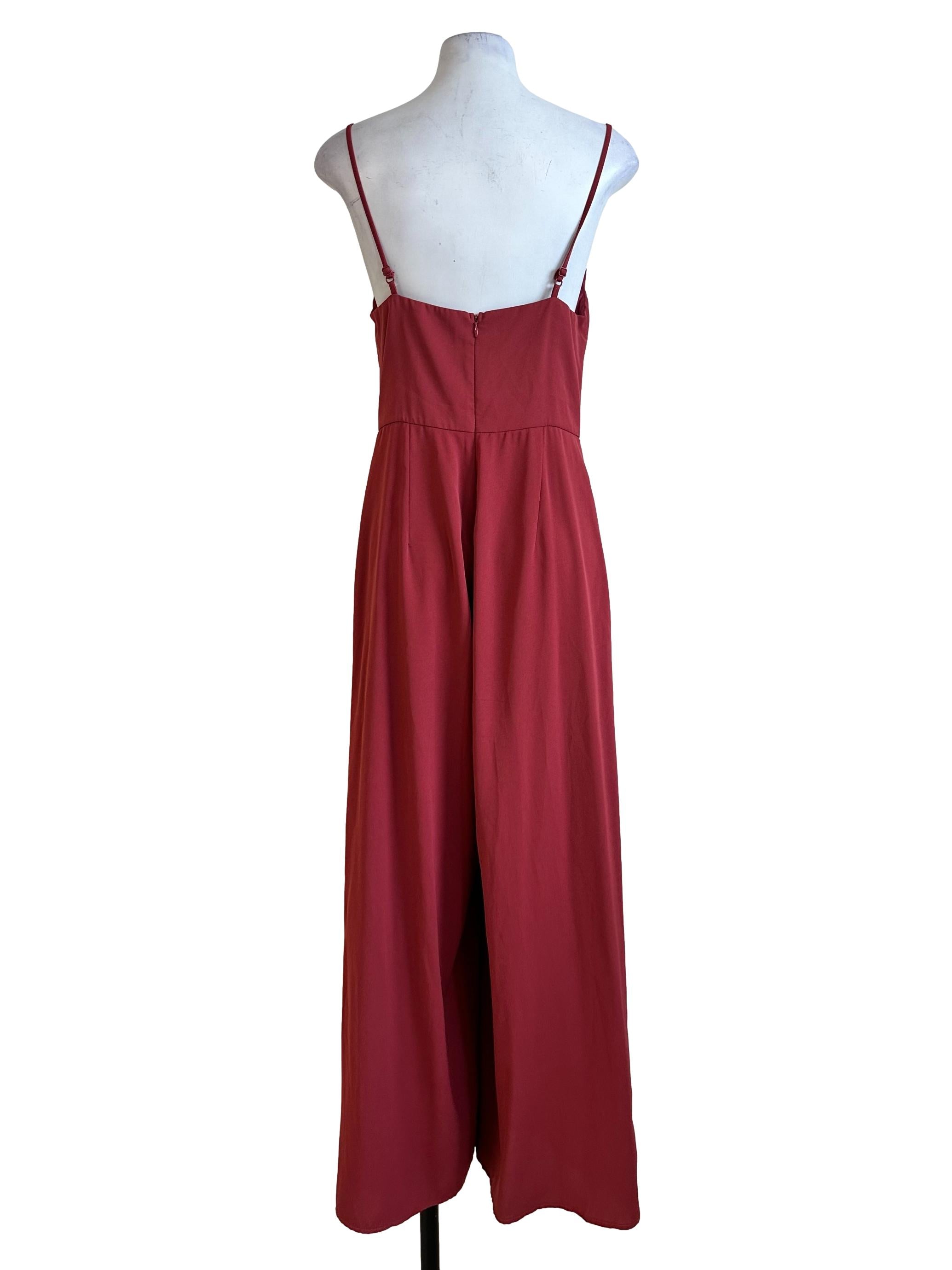 Strawberry Pink Sleeveless Jumpsuit