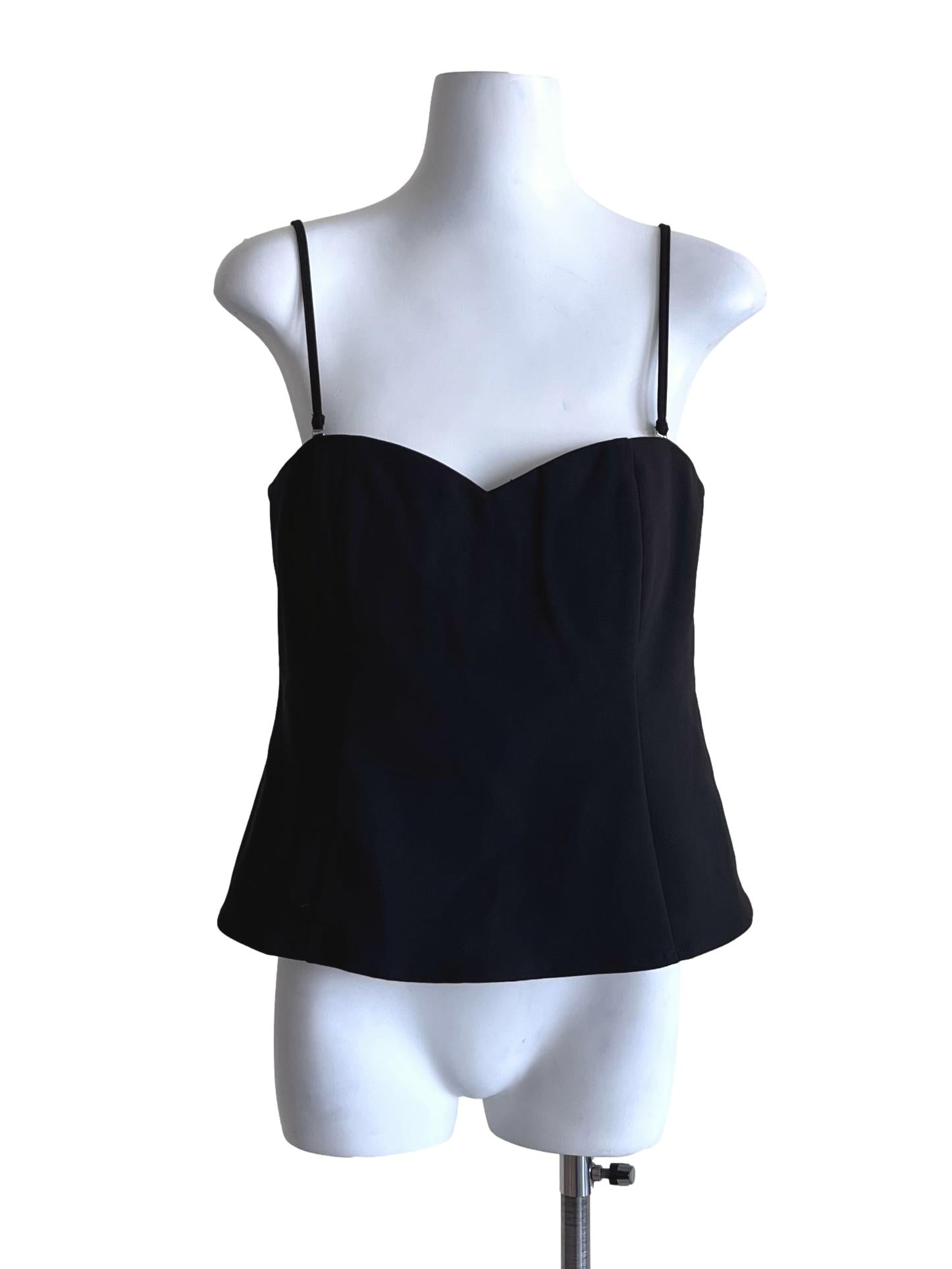 Ink Black Spaghetti Strap Top