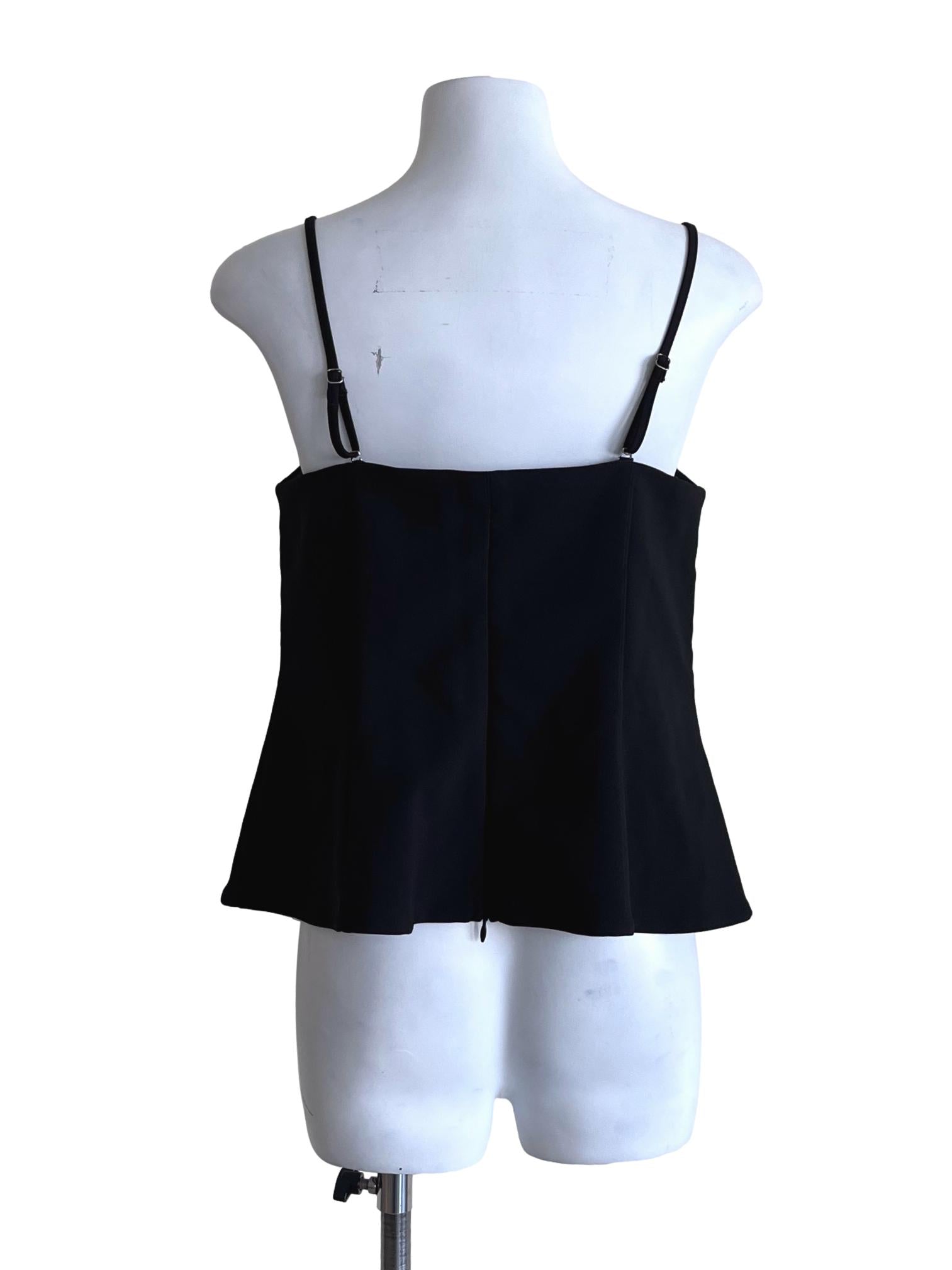Ink Black Spaghetti Strap Top