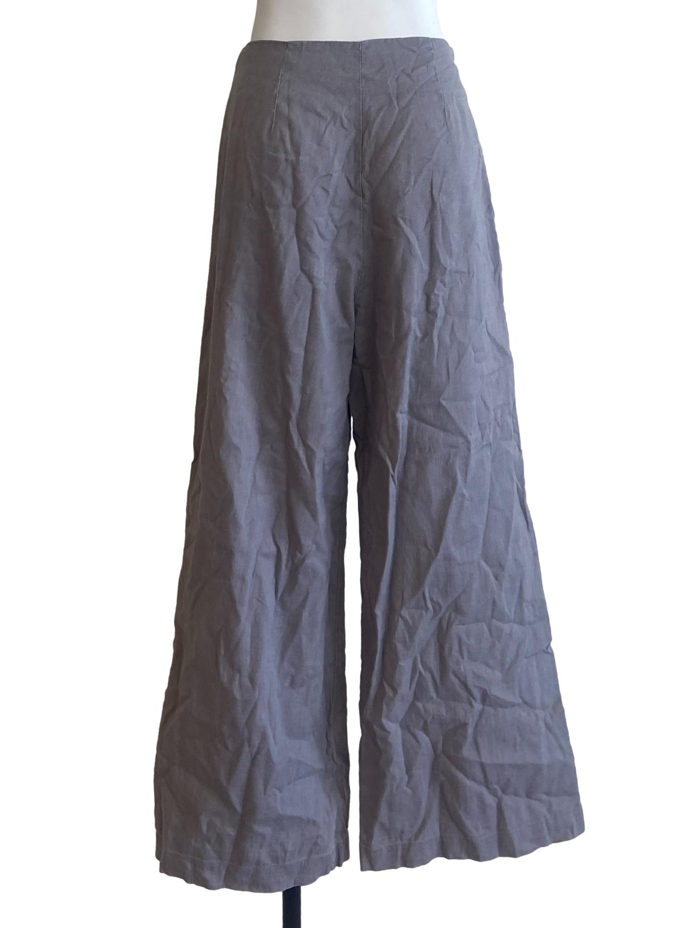 Silver Grey Highwaist Formal Pants