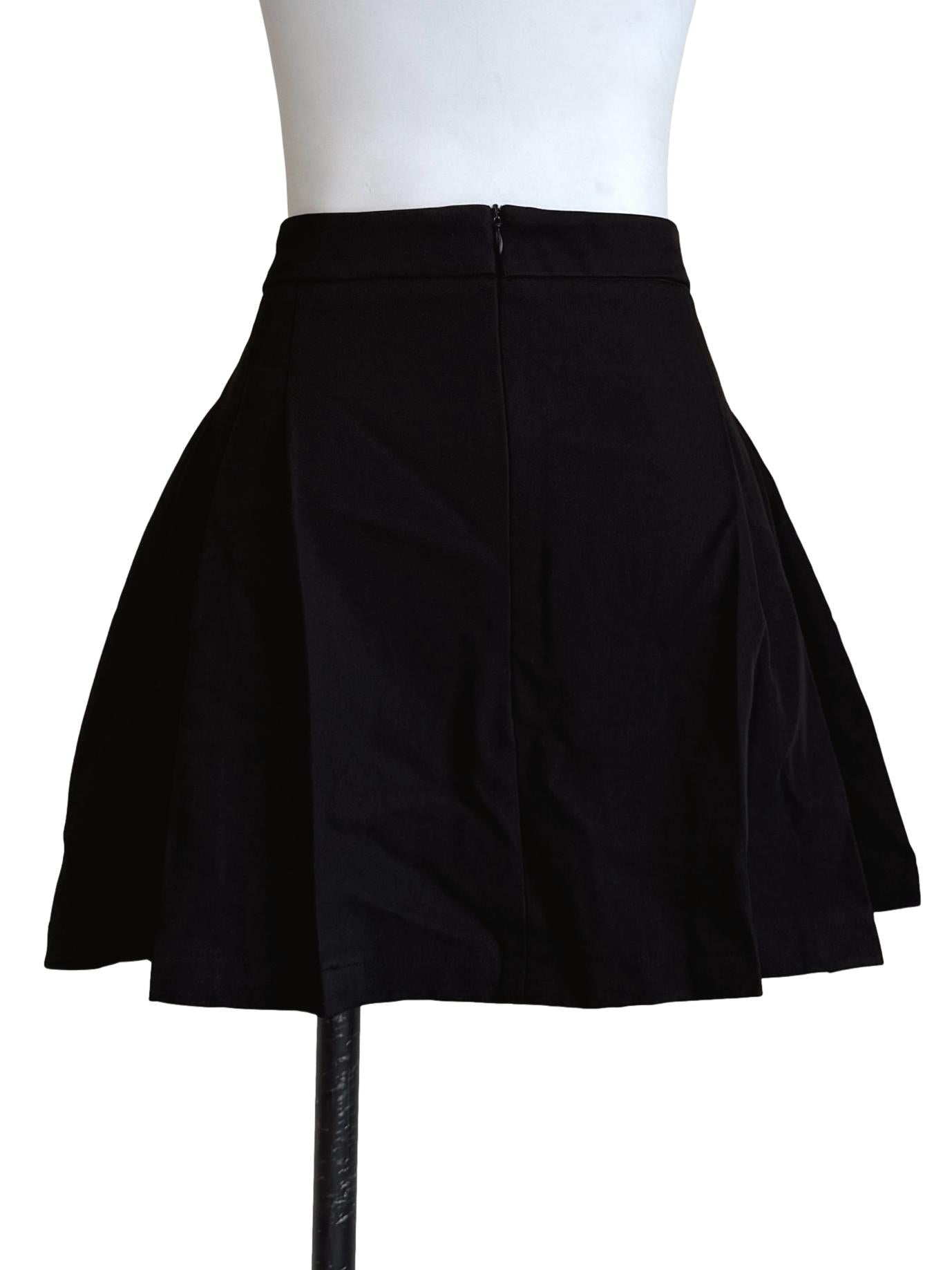 Black Pleated Skirt