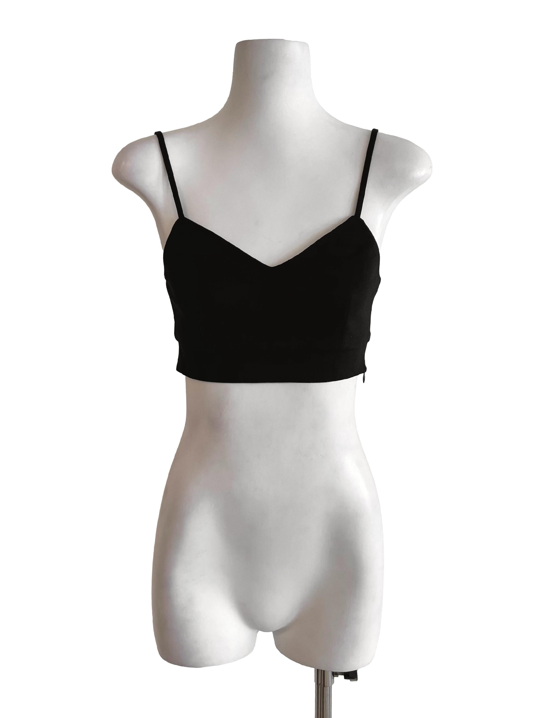 Black Bralette Mini Top