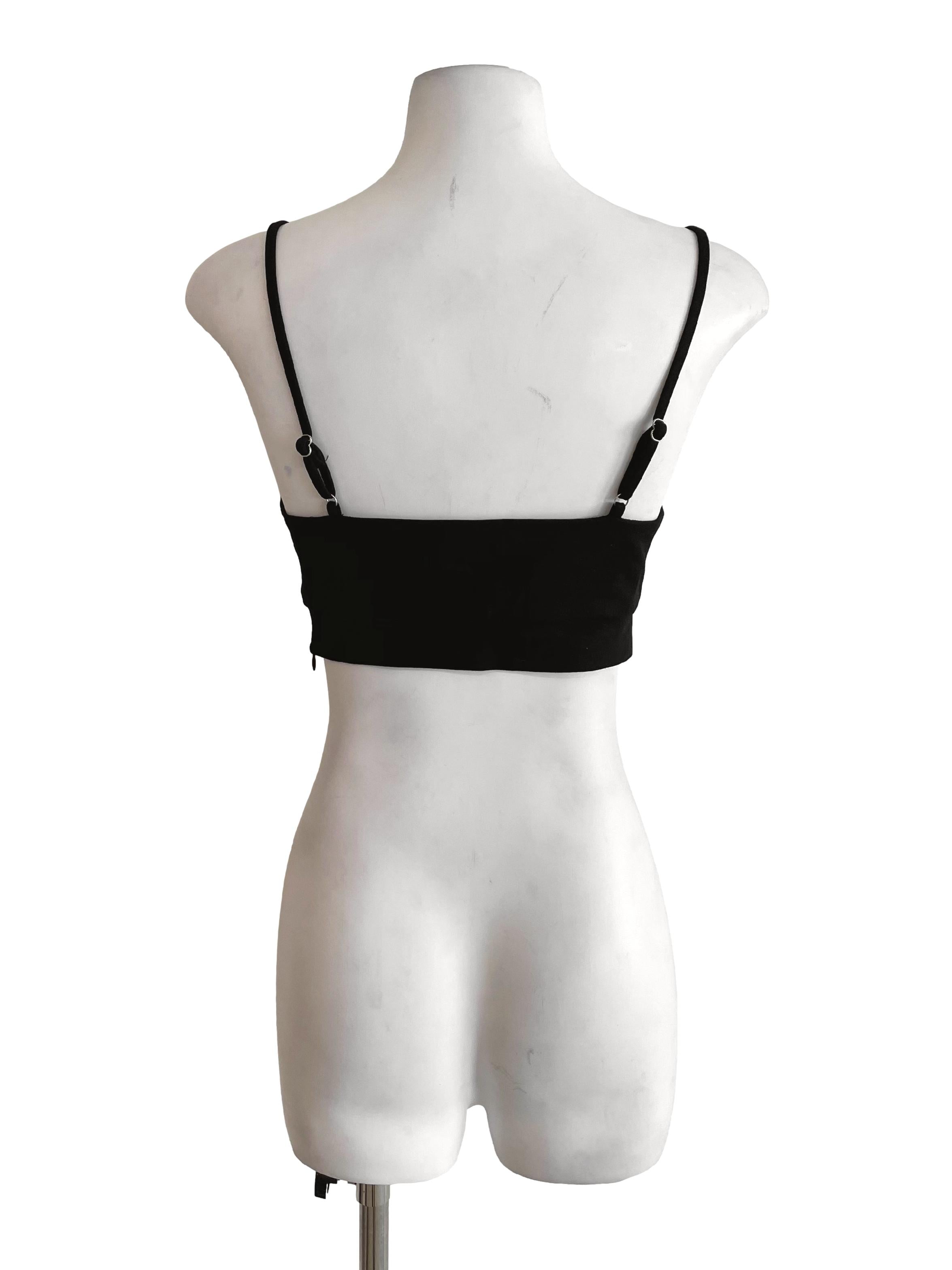 Black Bralette Mini Top