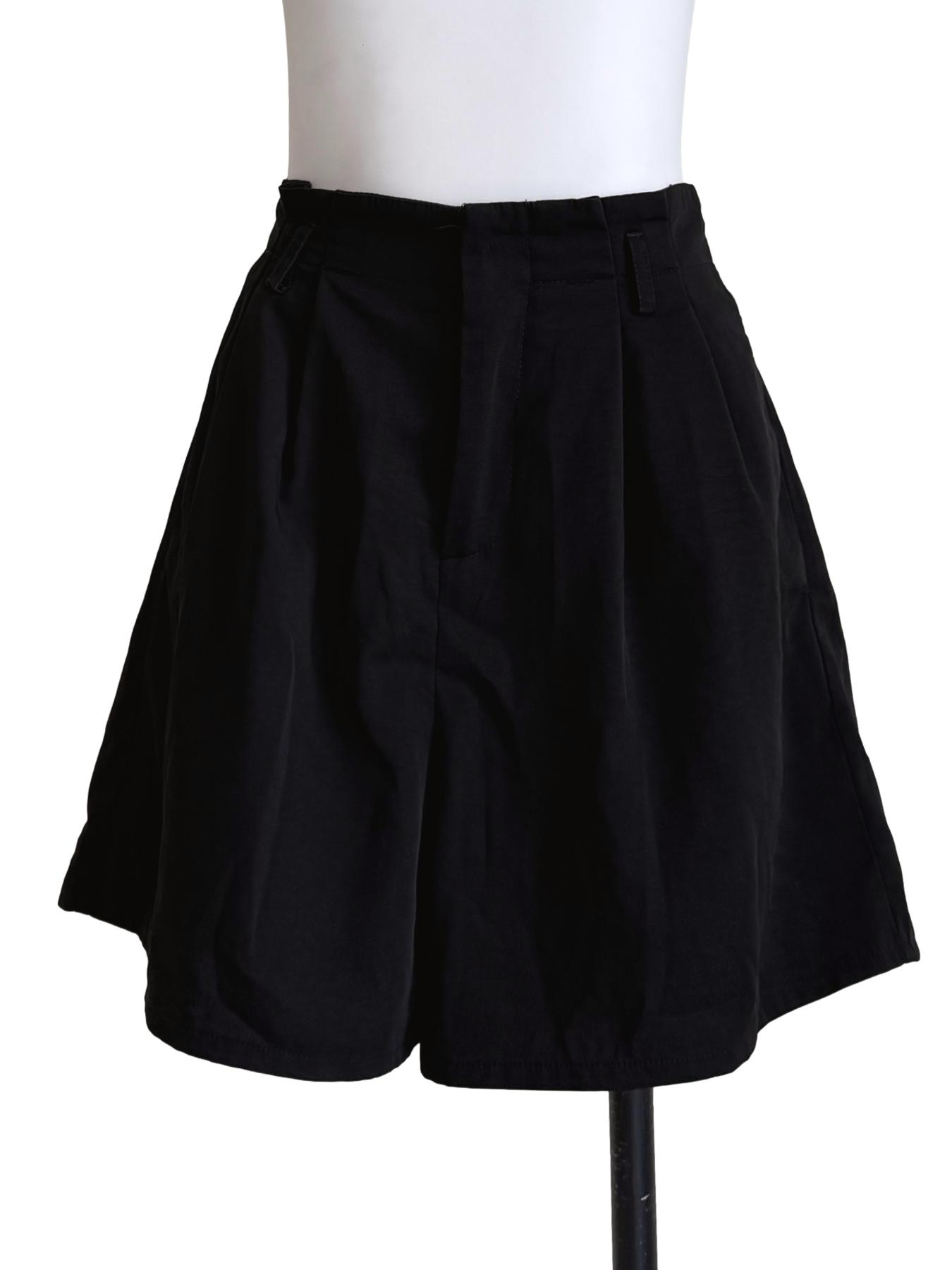 Black High Waisted Short