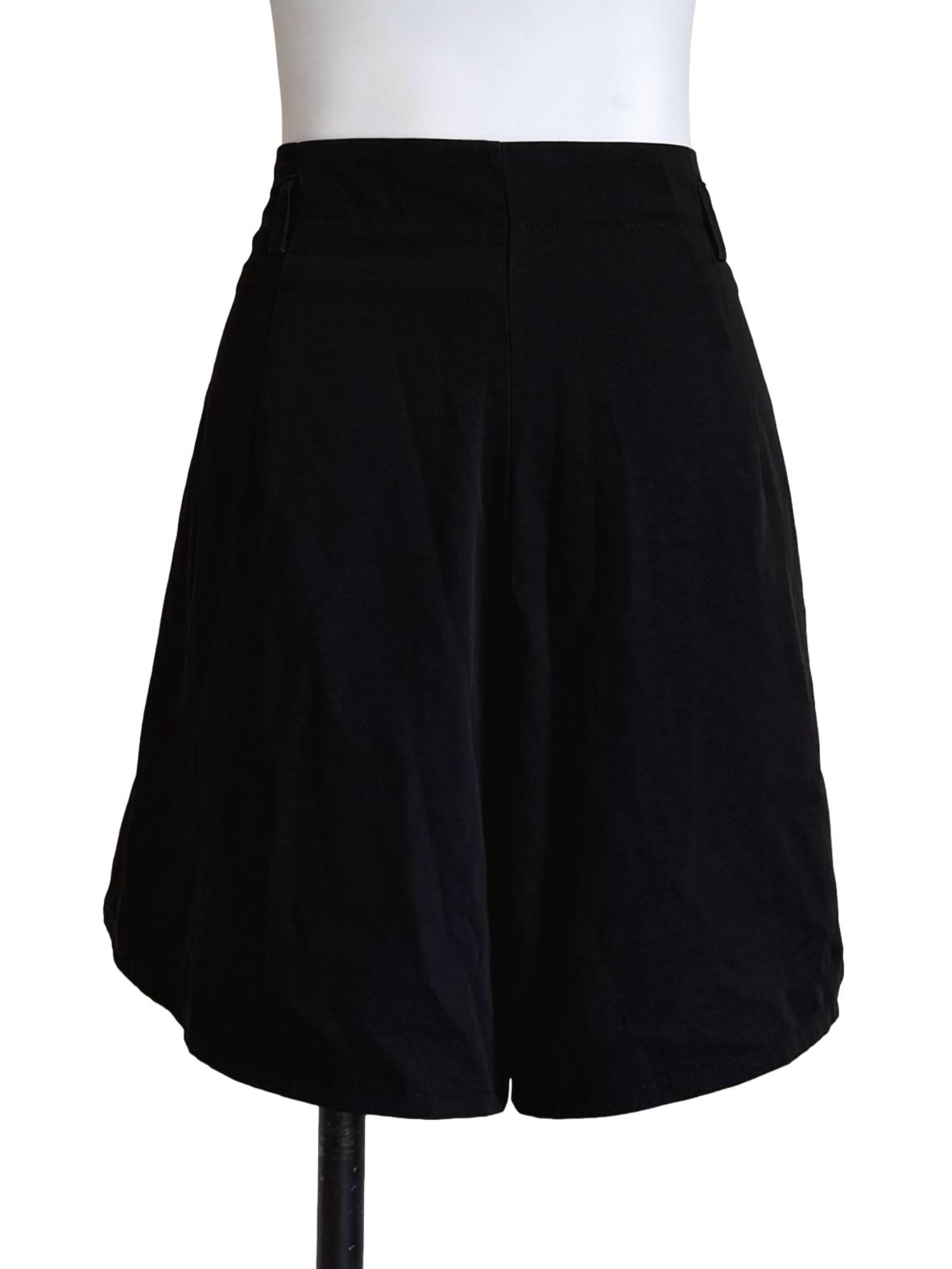 Black High Waisted Short