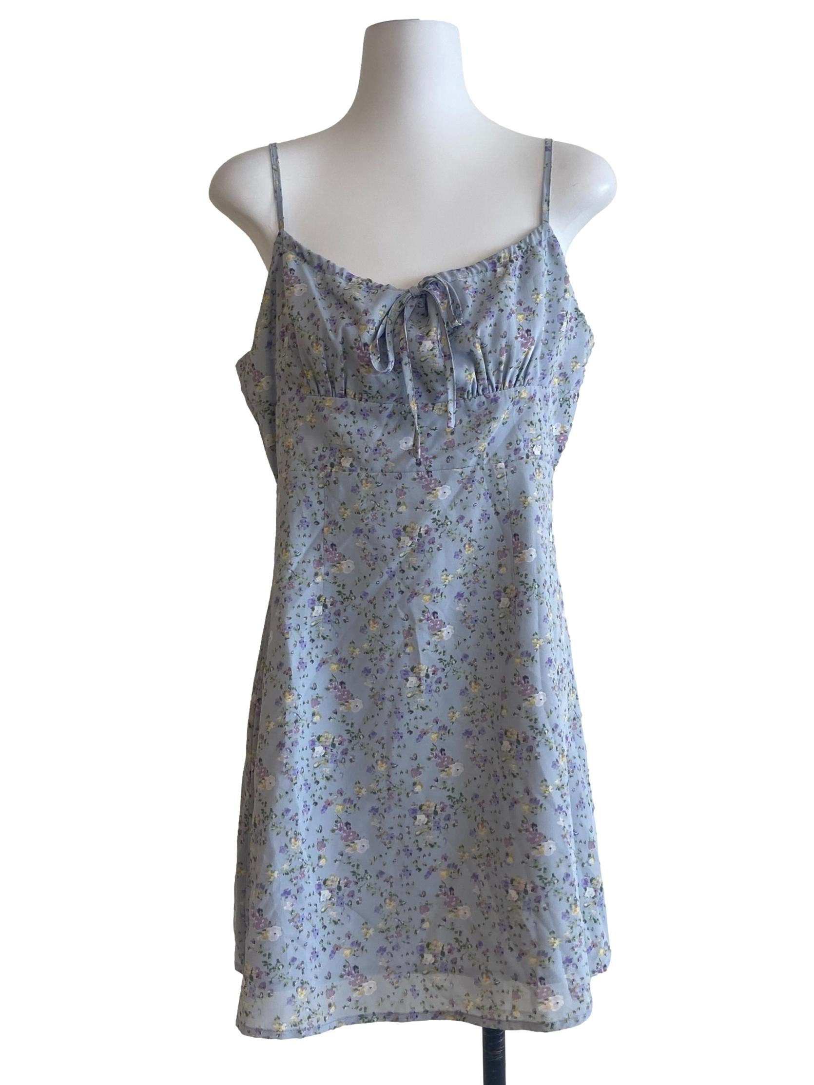 Blue Floral Sun Dress