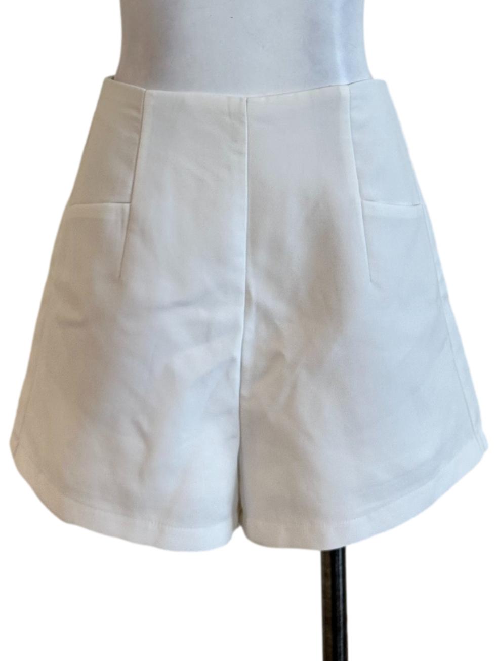 Porcelain White Plain Short