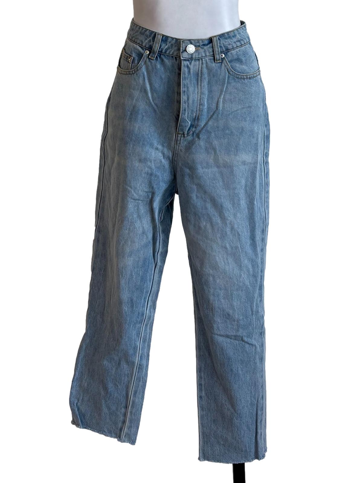 Light Blue Pegged Jeans
