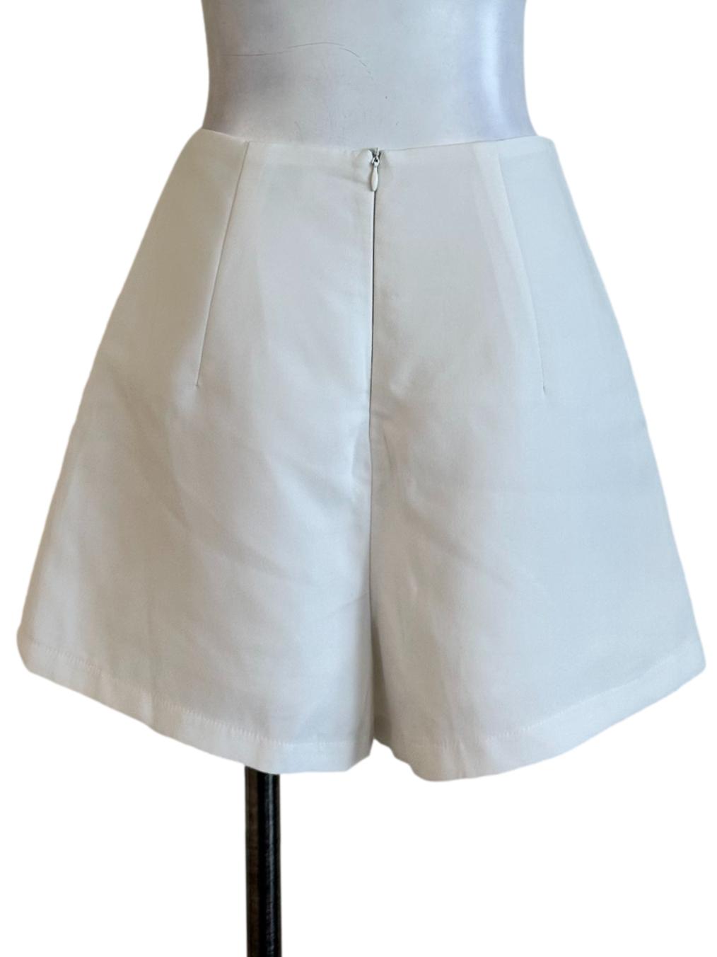 Porcelain White Plain Short