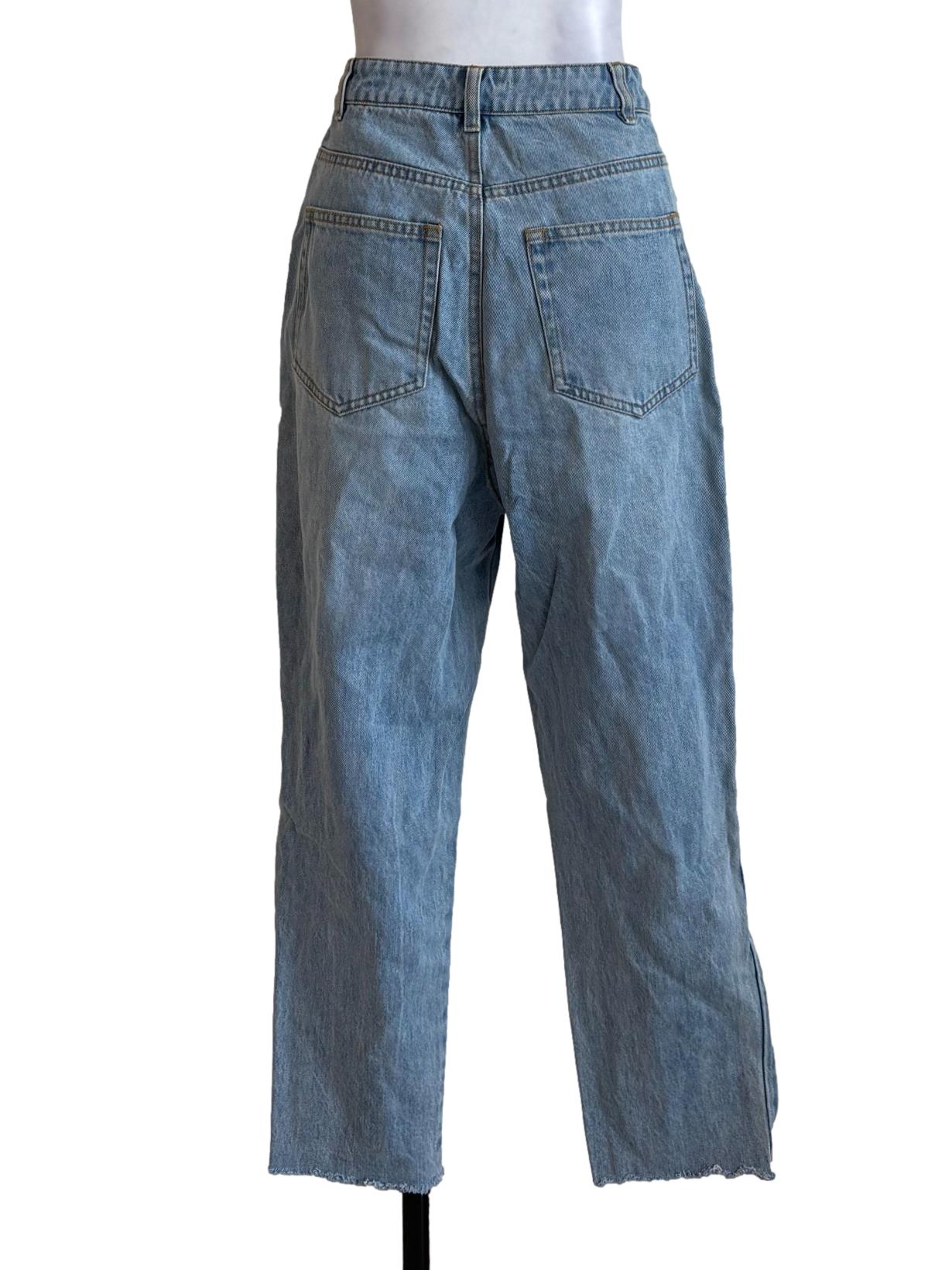 Light Blue Pegged Jeans