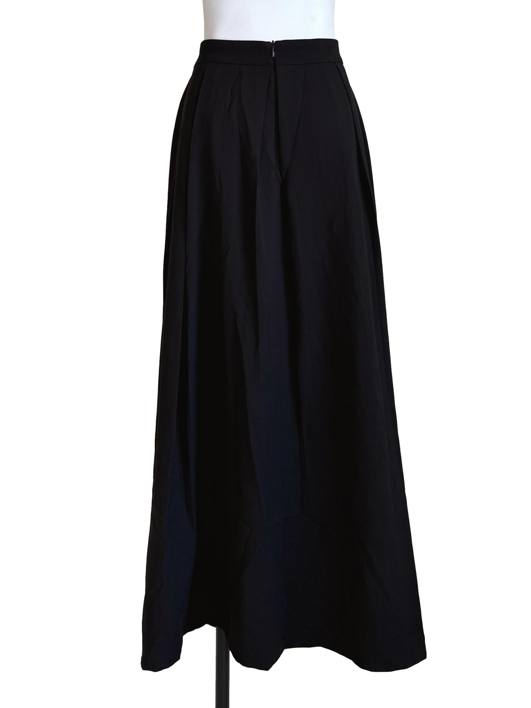 Black Pleated Skirt