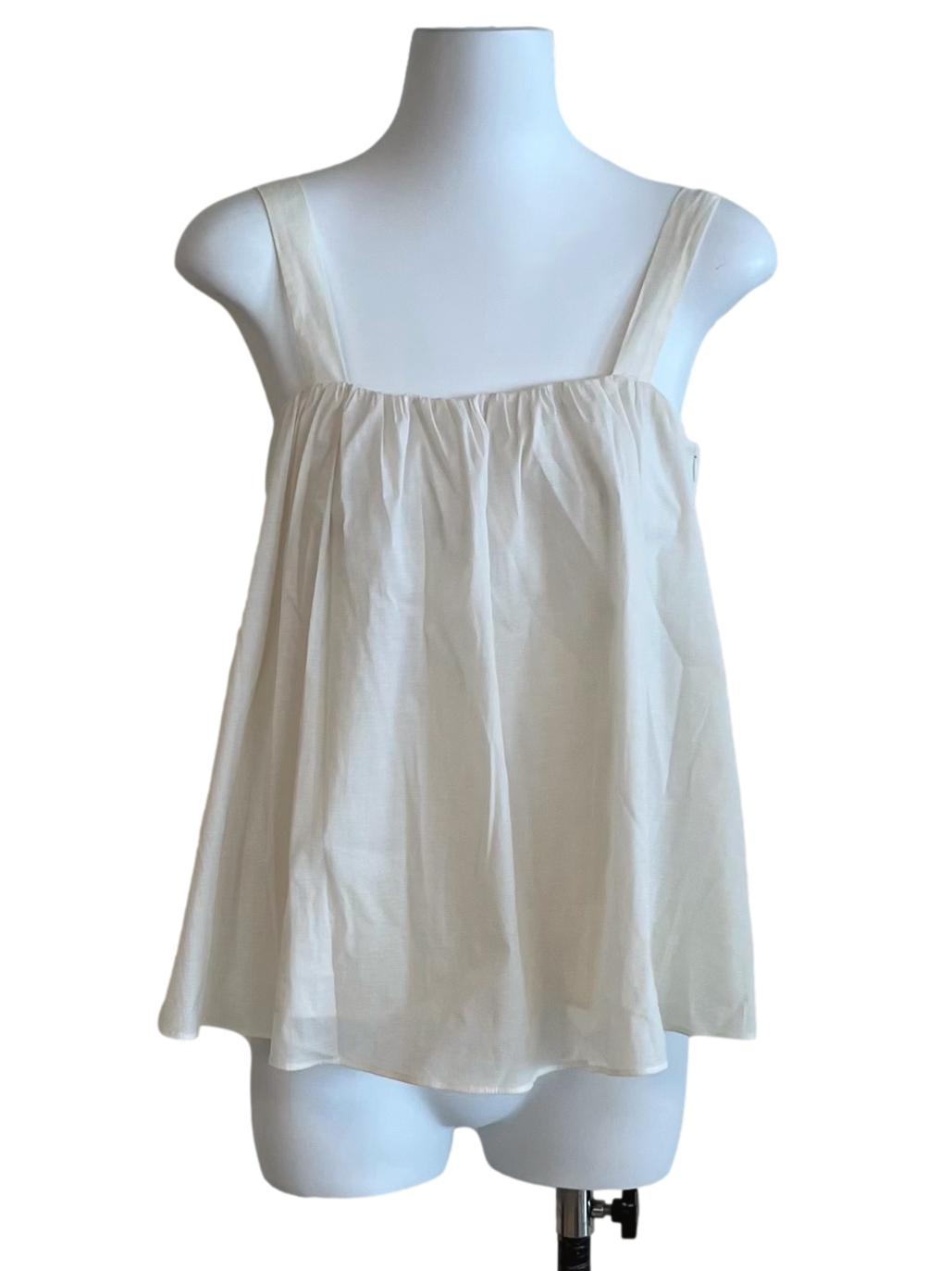 White Gathered Tent Top OSN