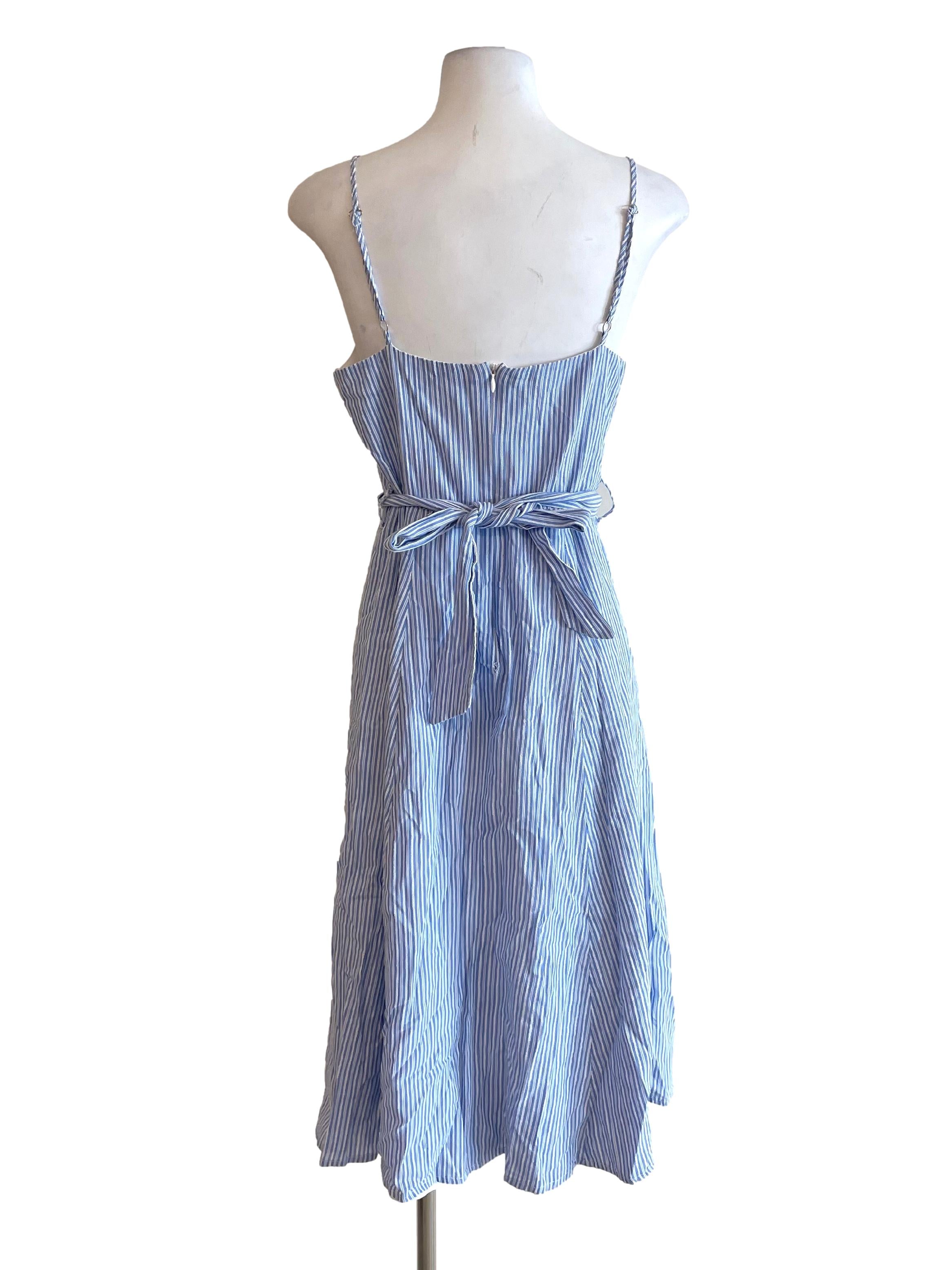 Blue Stripe Button Down Sundress TTR