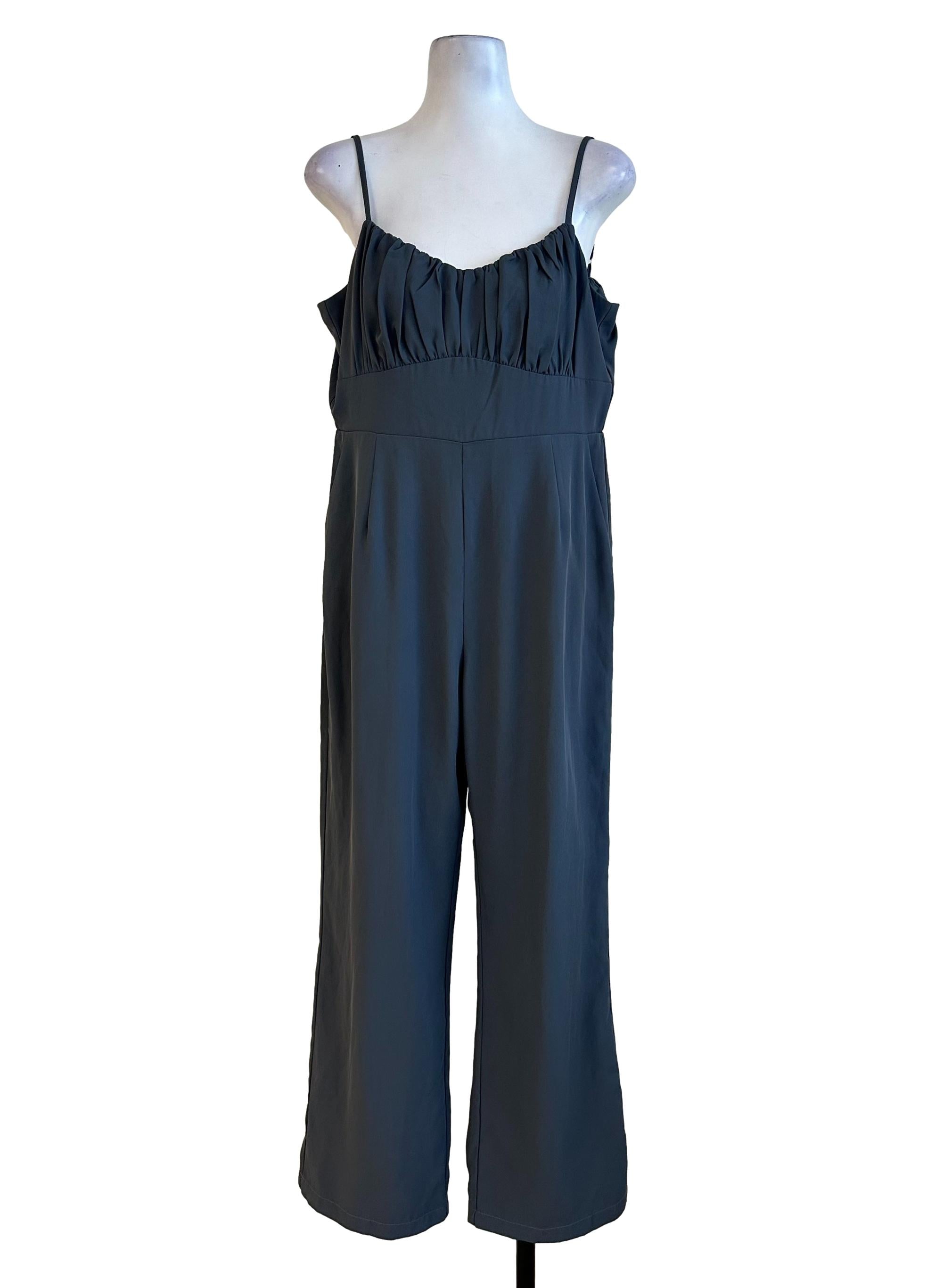 Anchor Grey Sleeveless Jumpsuit