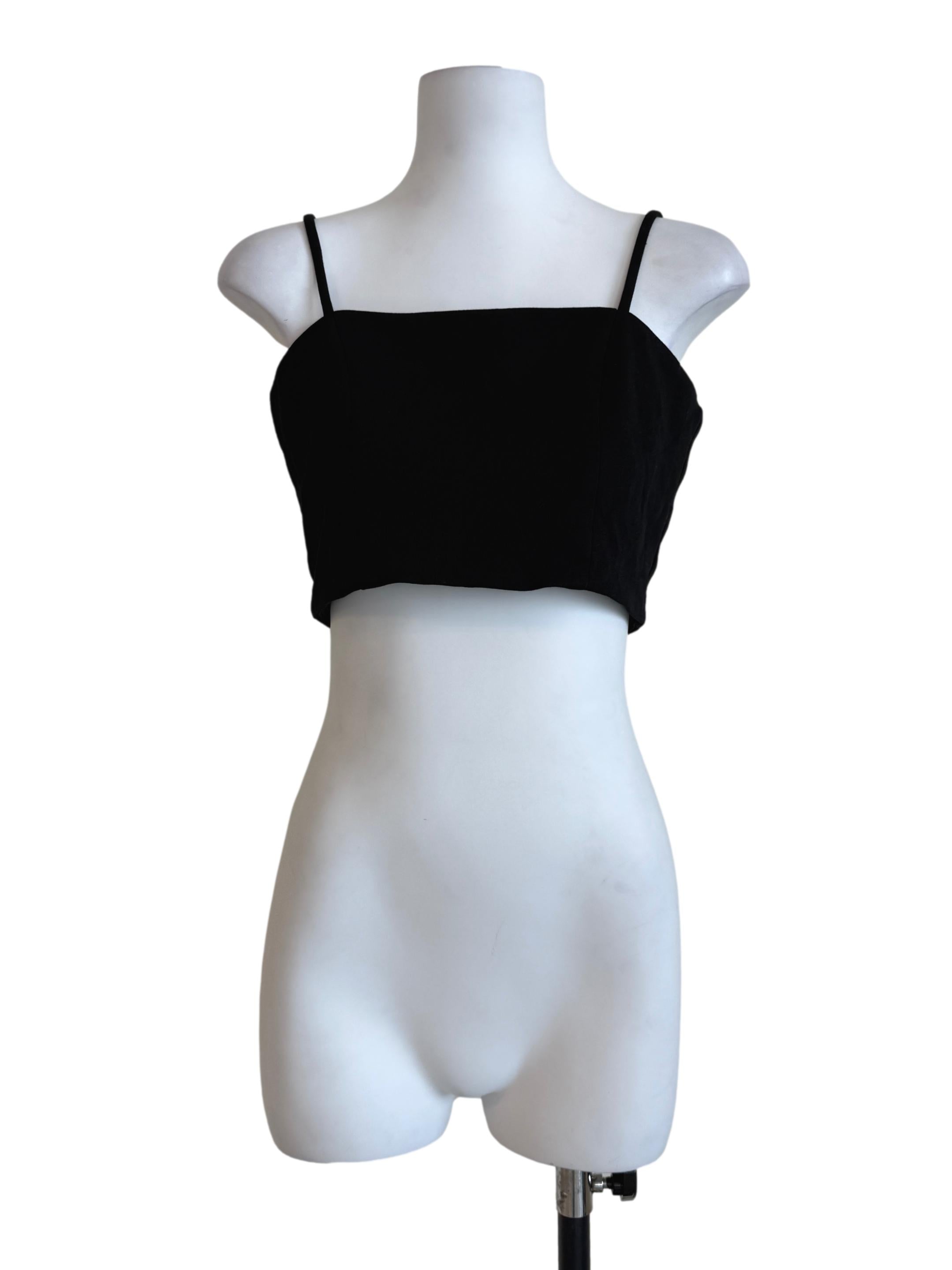 Black Spaghetti Strap Top TTR