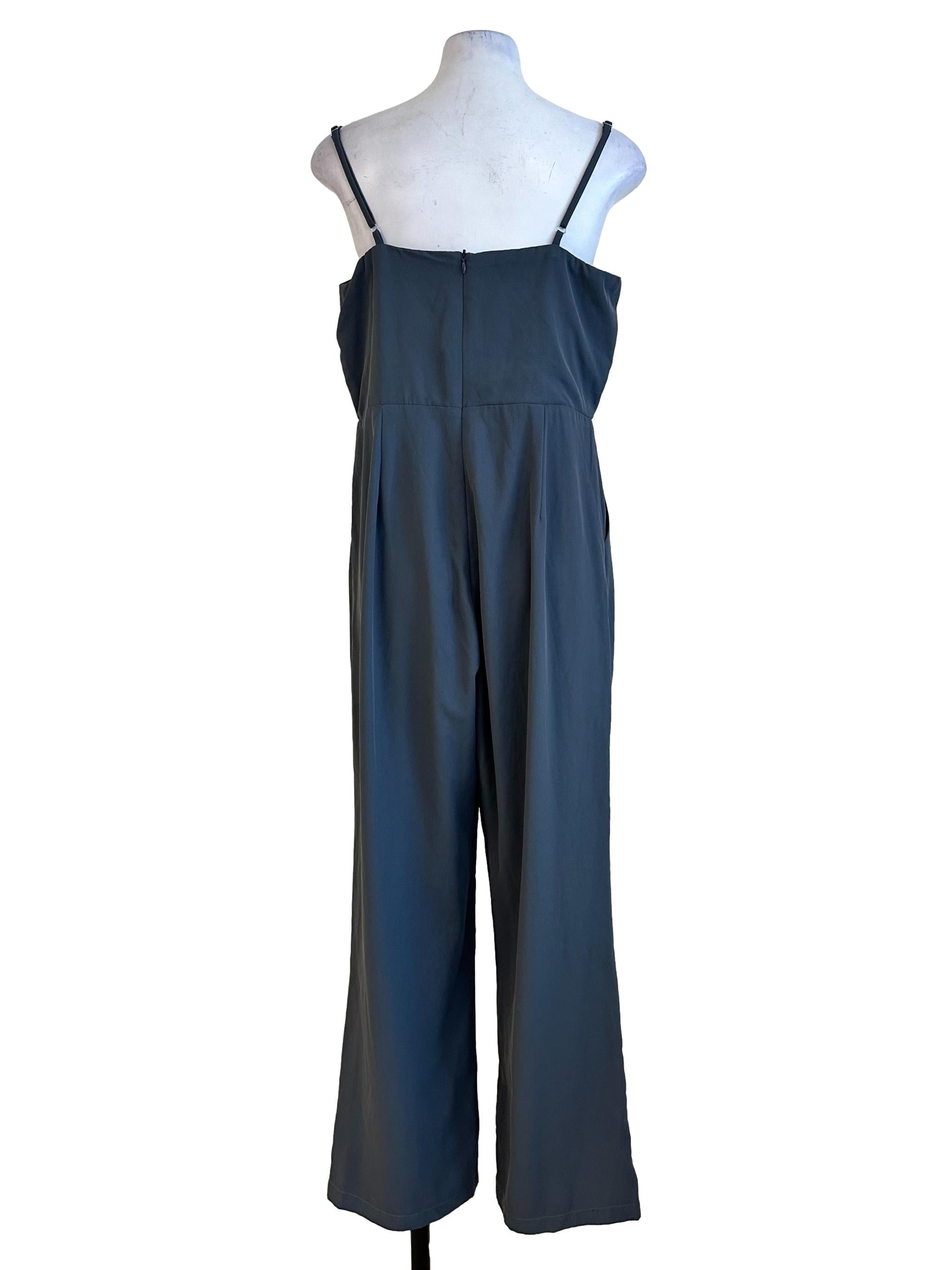Anchor Grey Sleeveless Jumpsuit