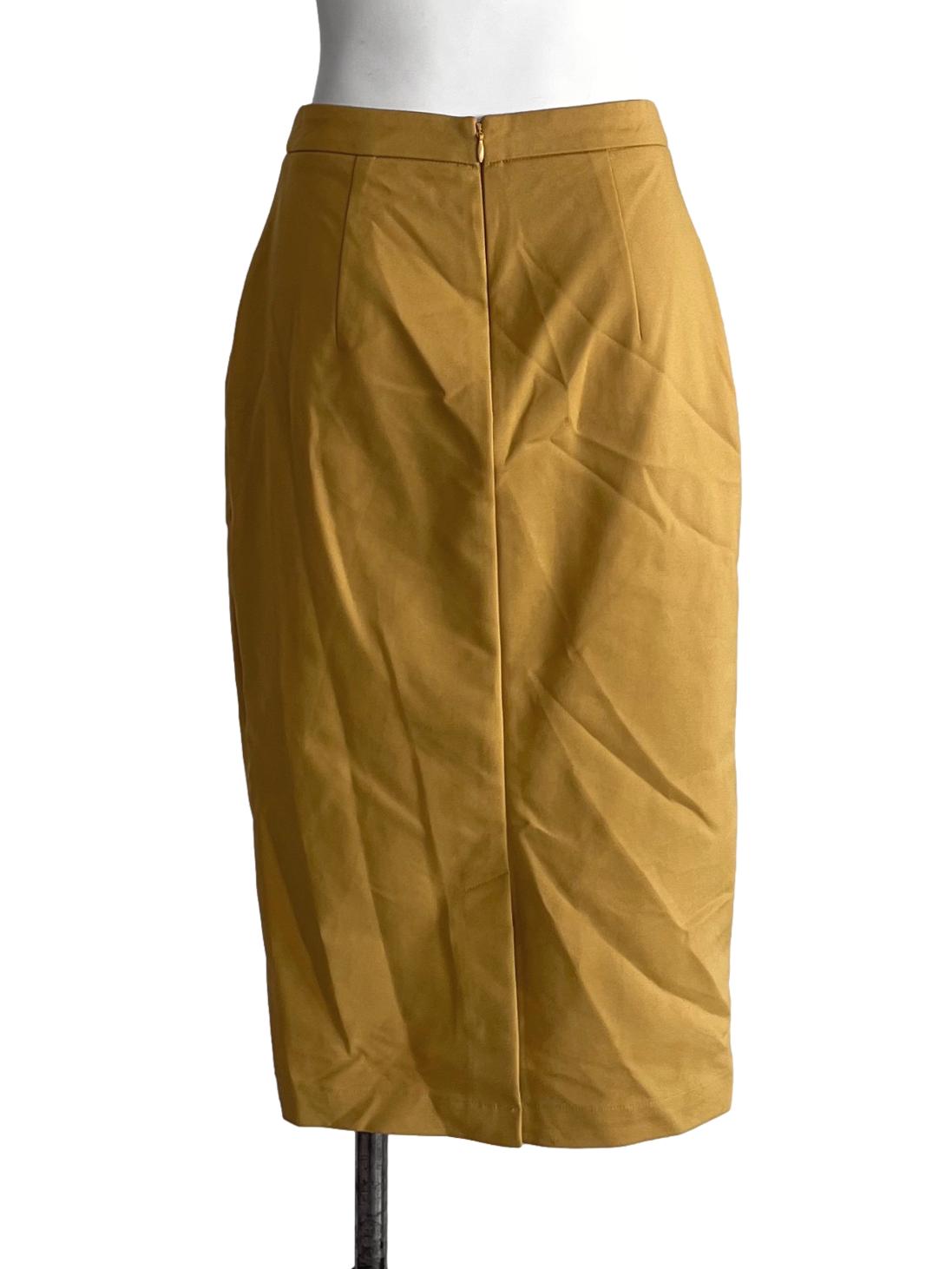 Mustard Yellow Pencil Skirts LB