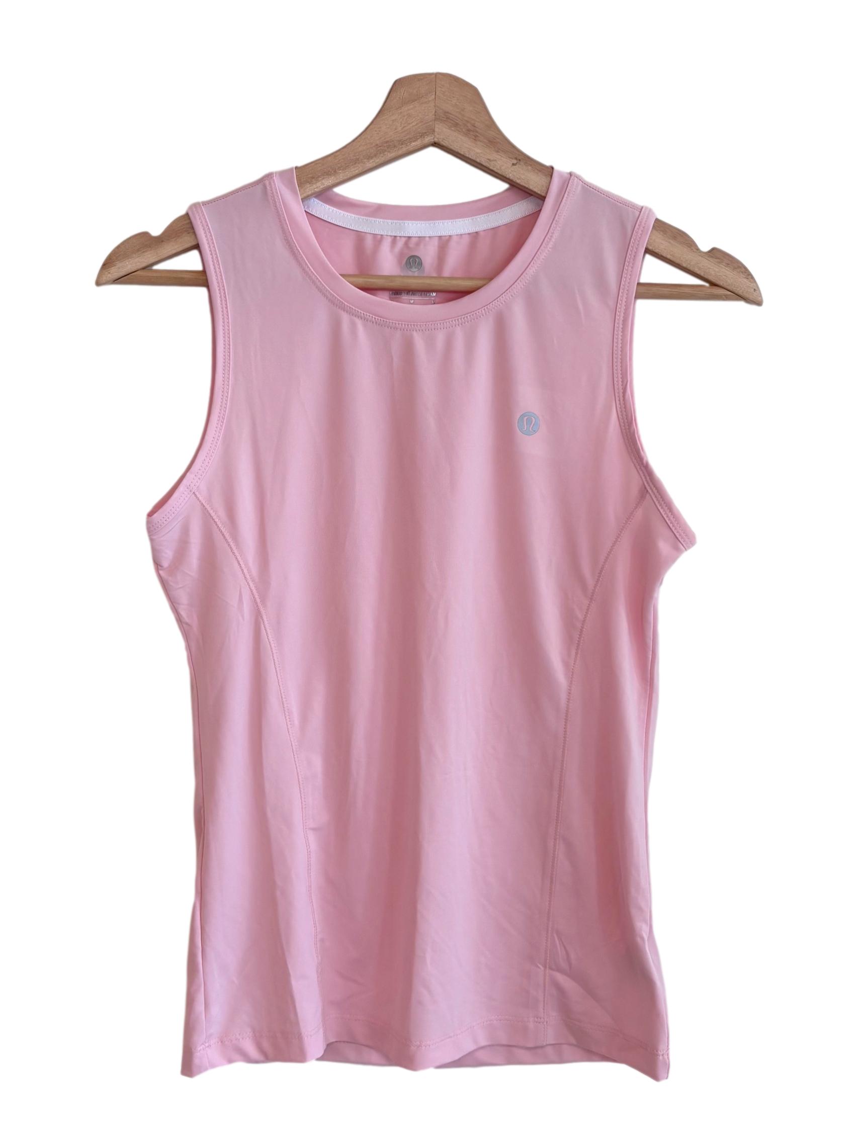 Light Pink Muscle Tank Top