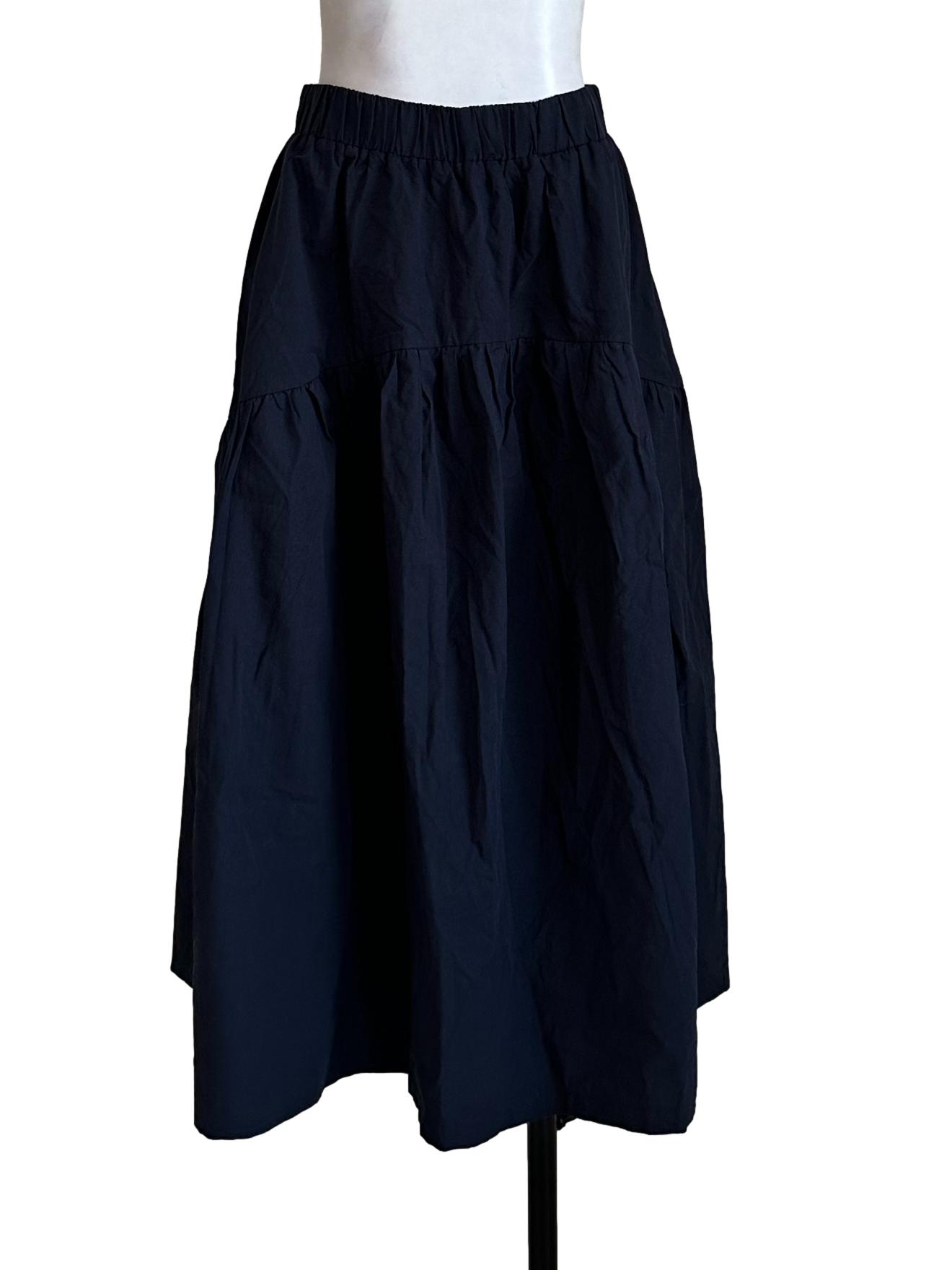 Navy Blue Plain Skirts