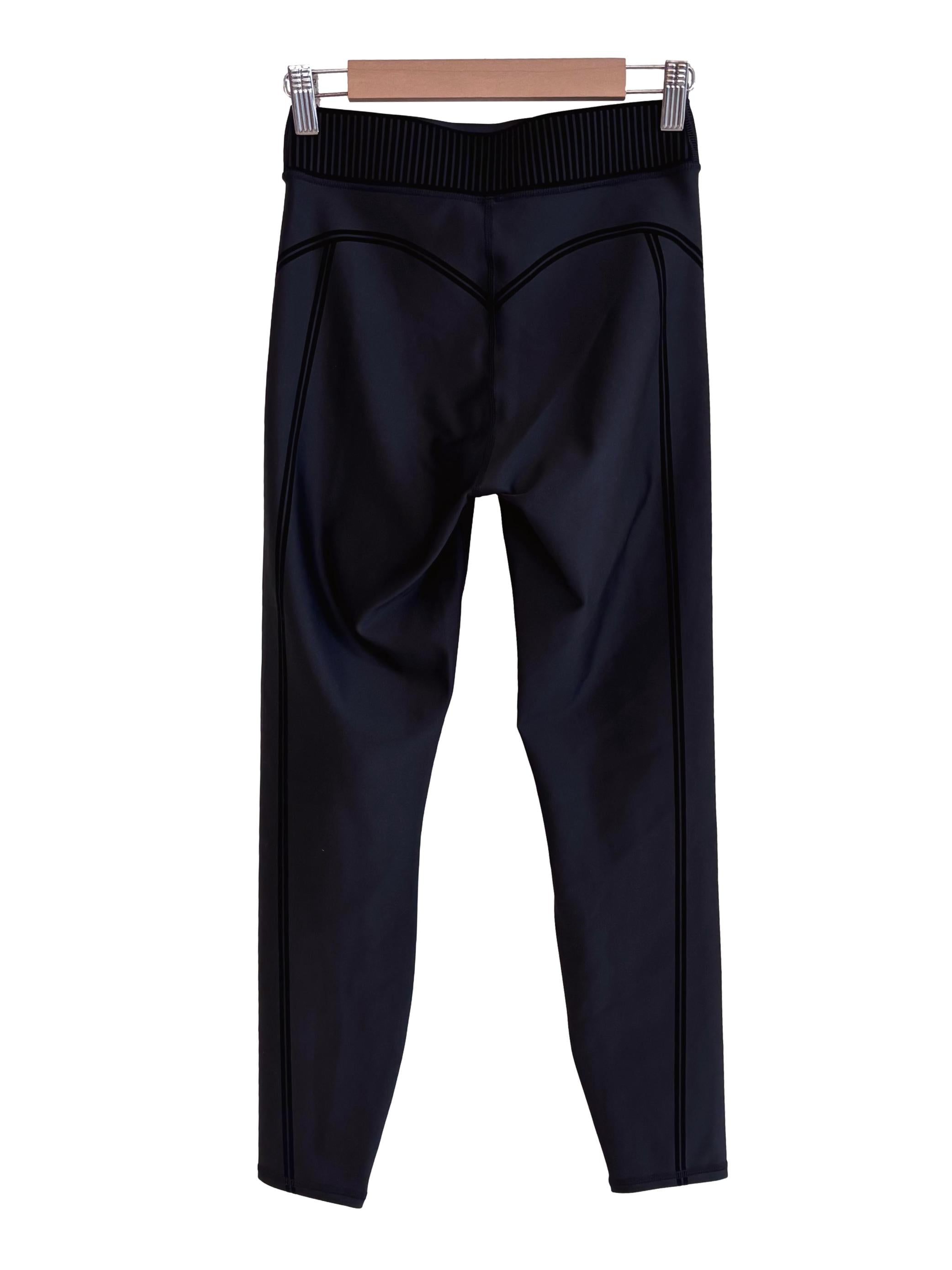 Onyx Black Logo Band Tights
