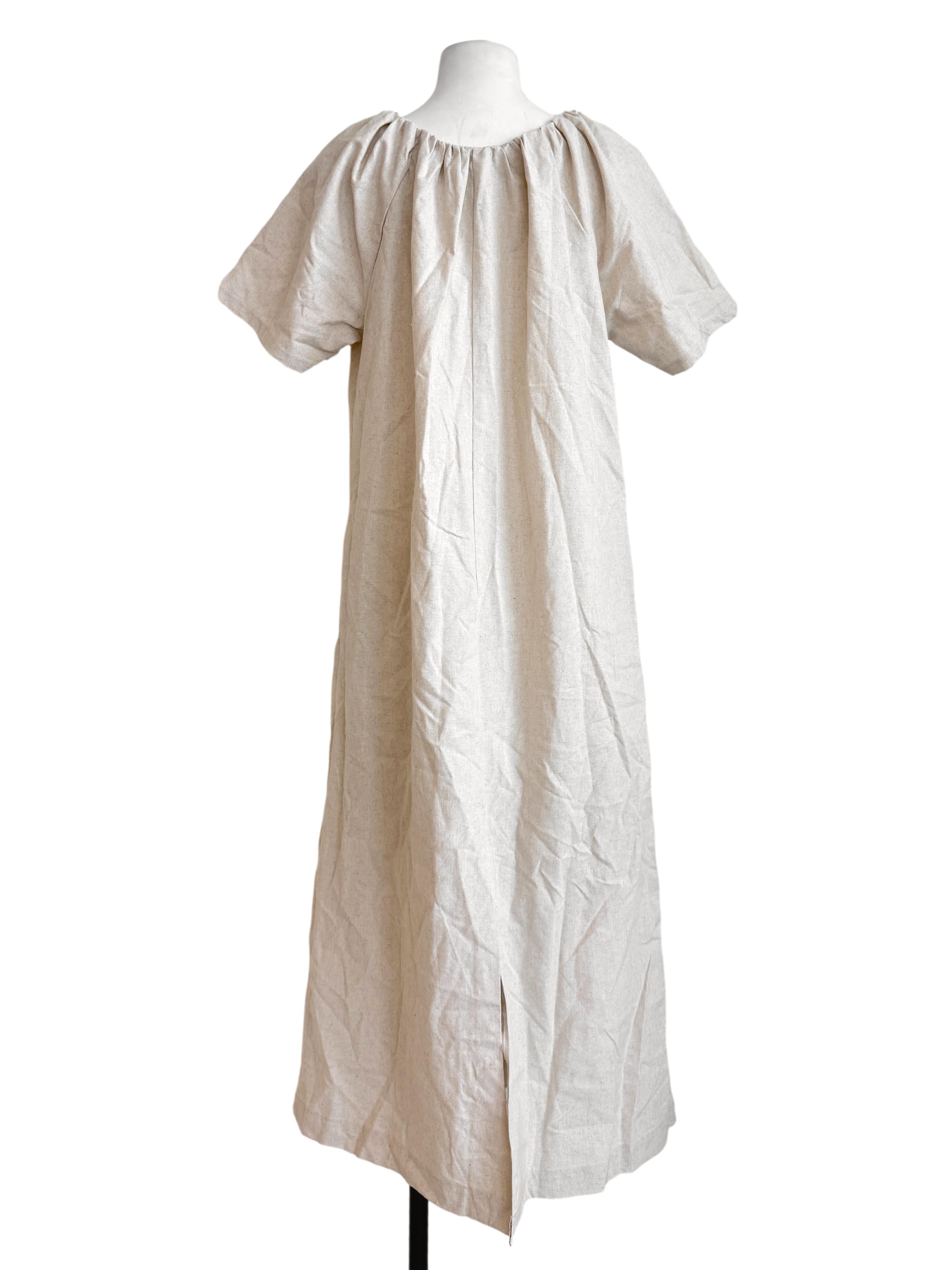 Parchment Beige Tunic Dress