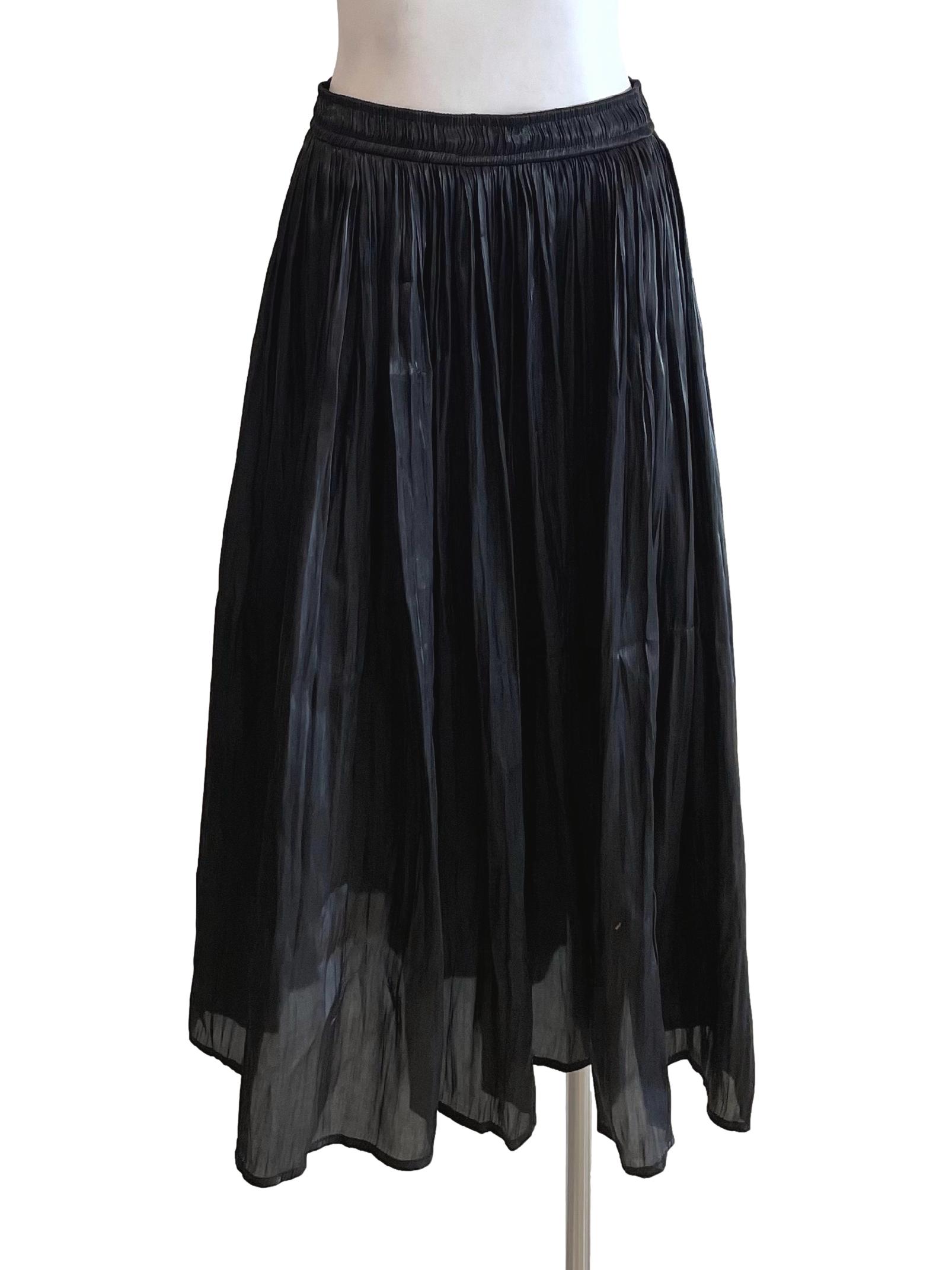 Black Reflect Bouffant Skirt