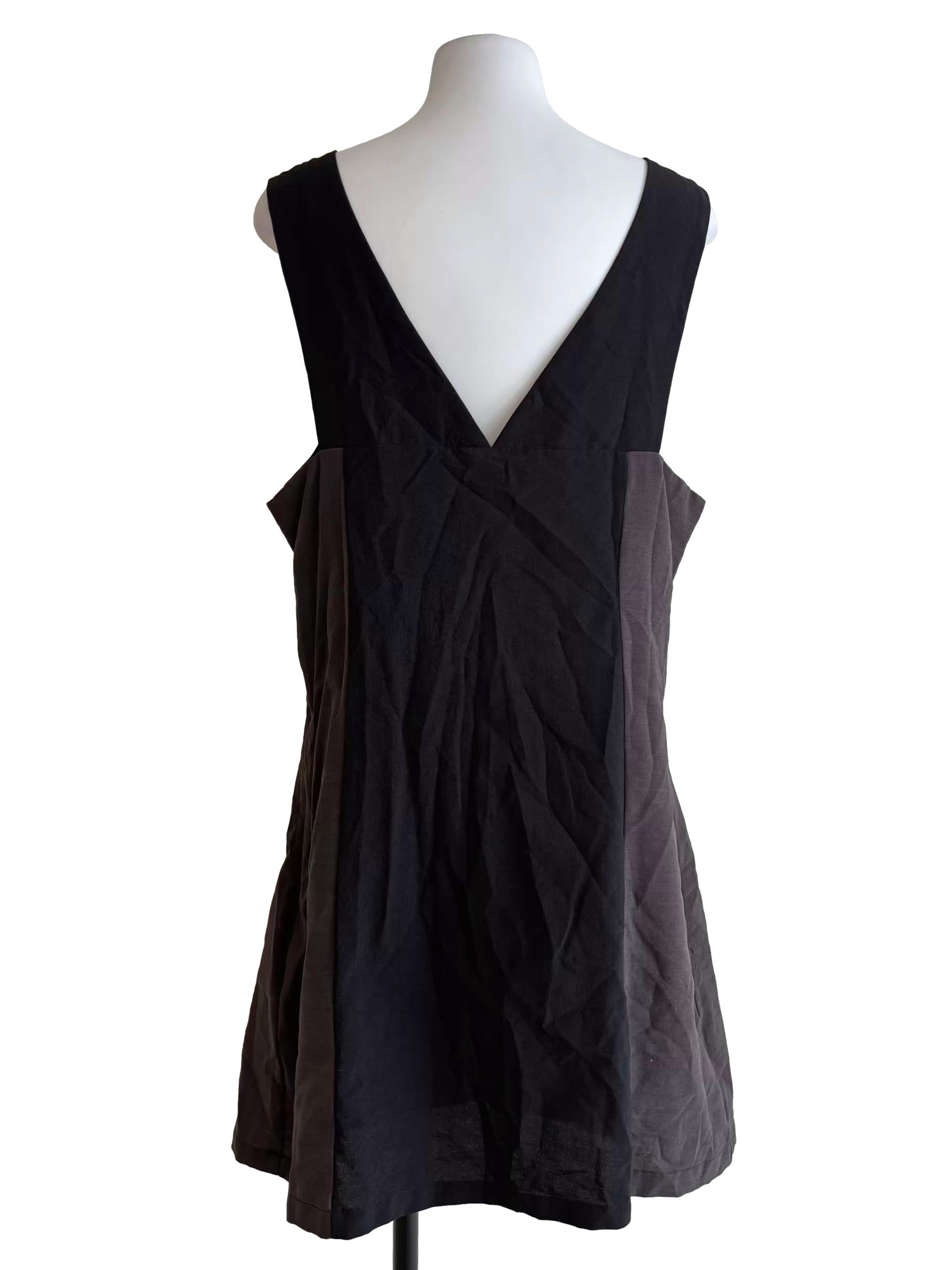 Jet Black Sleeveless Dress