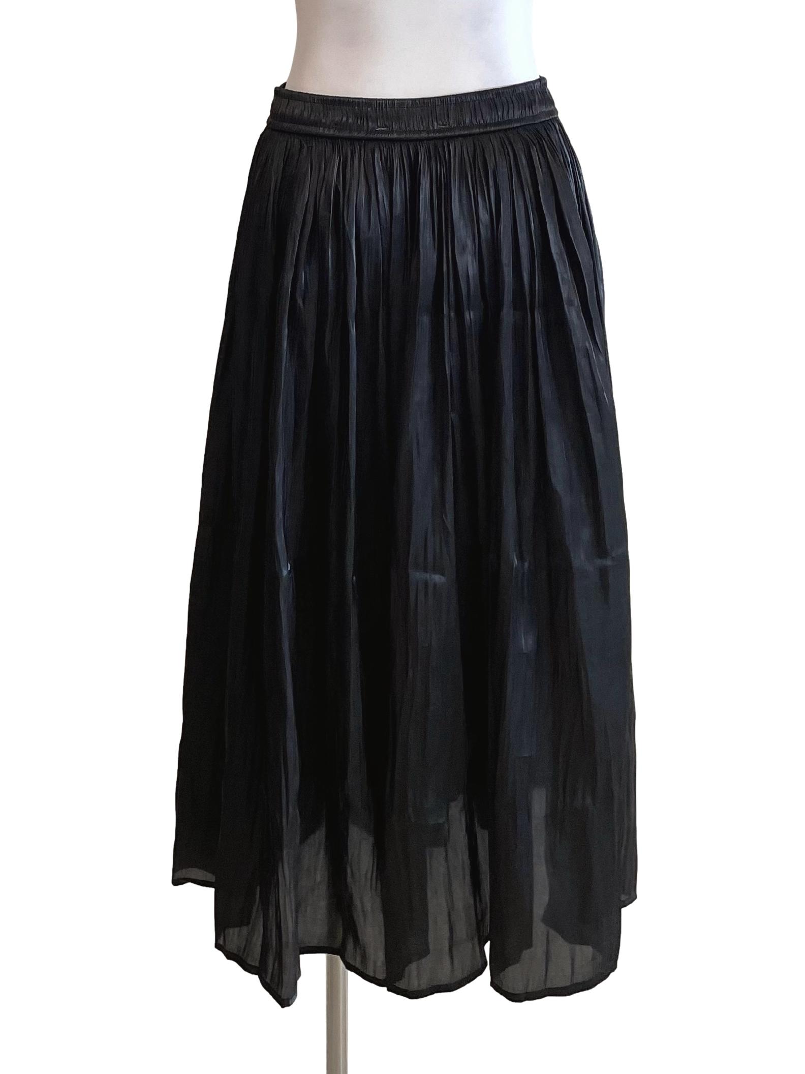 Black Reflect Bouffant Skirt