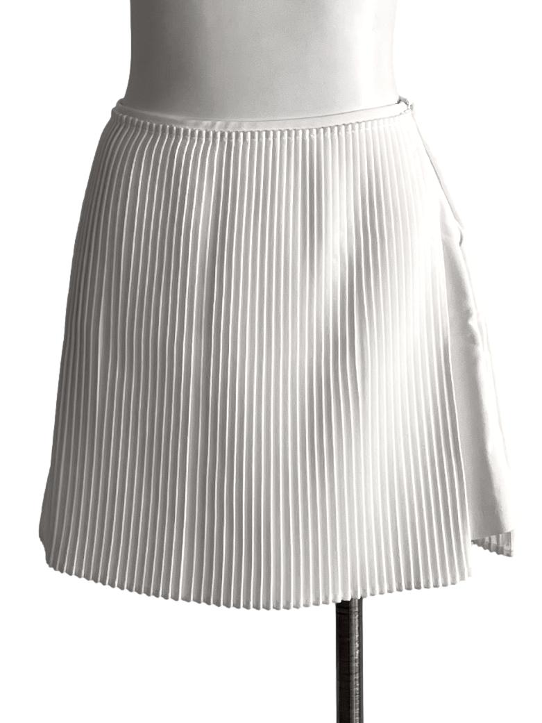 Ivory White Pleat Skorts