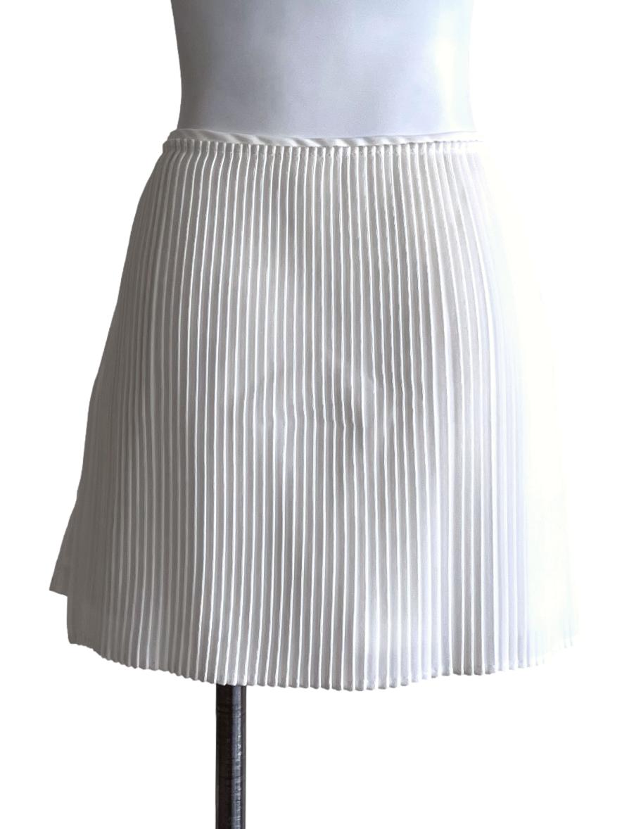 Ivory White Pleat Skorts