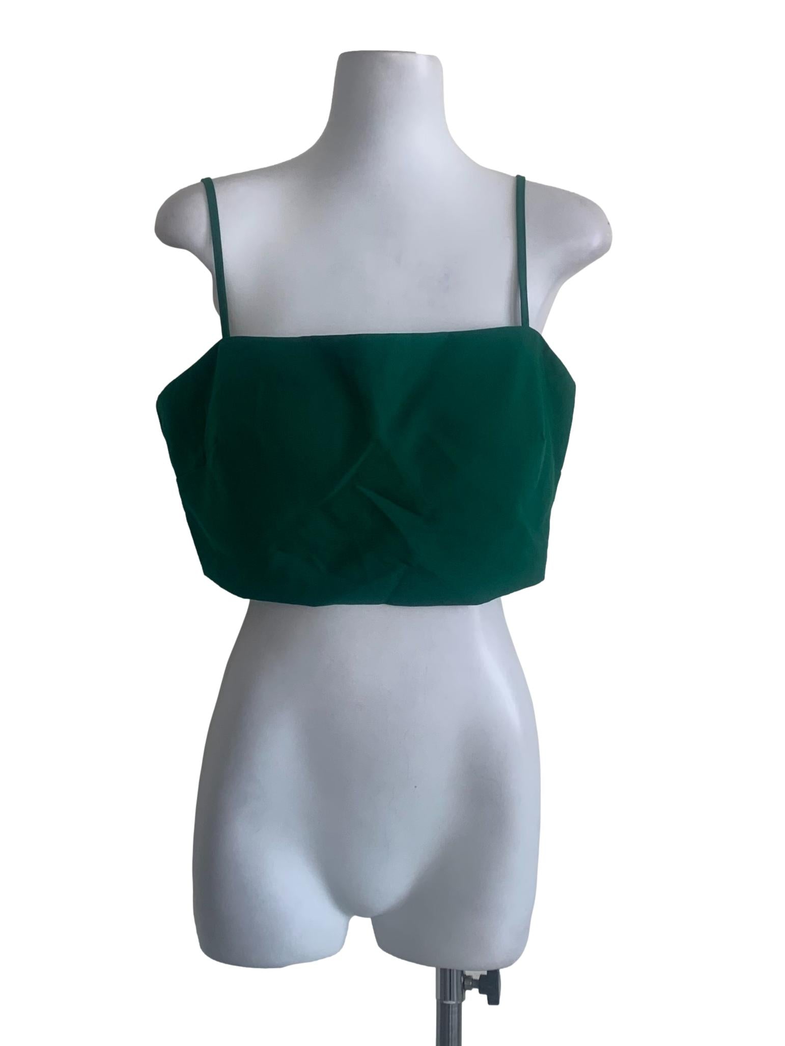 Emerald Green  Spaghetti Strap Top