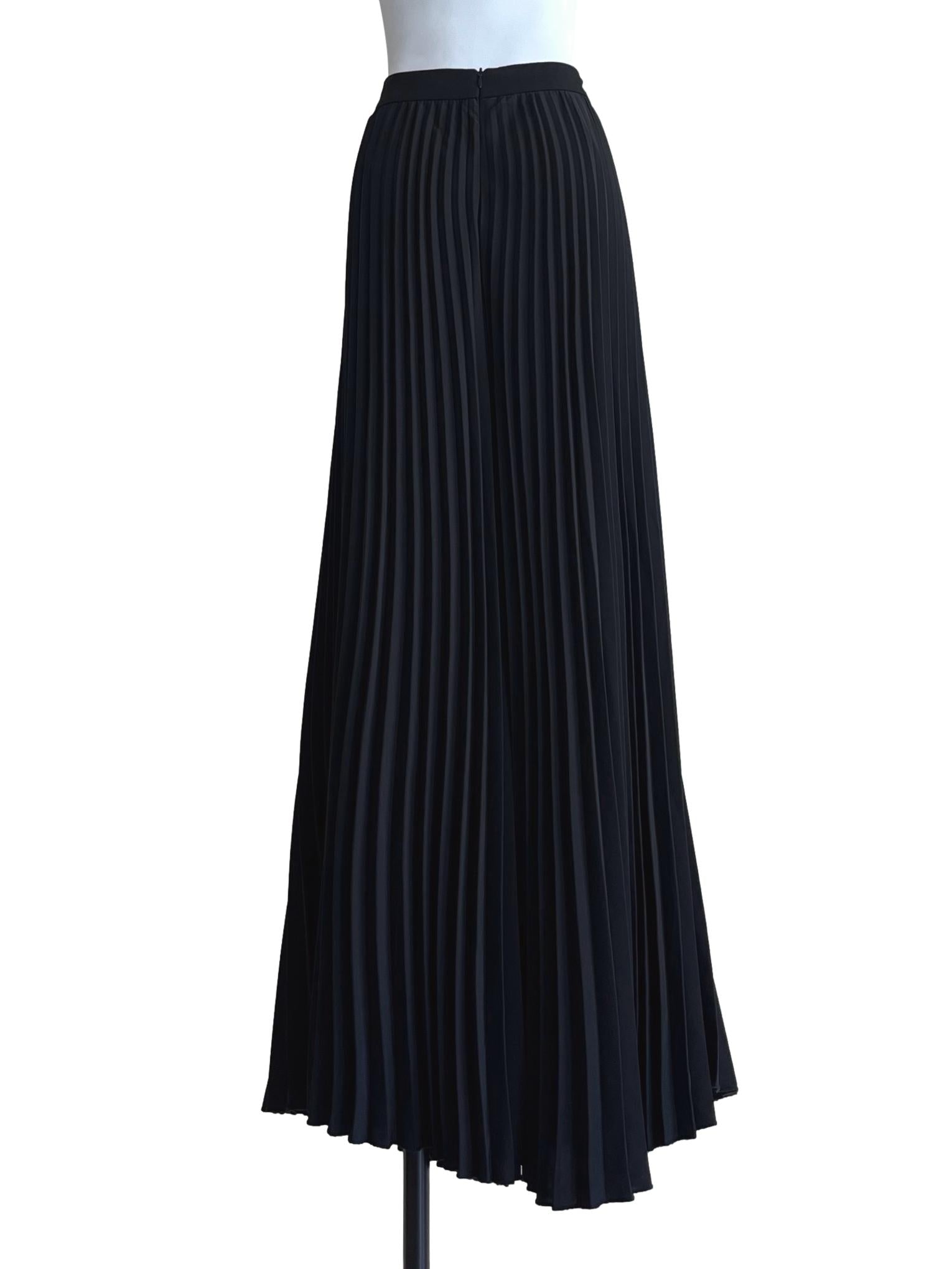 Onyx Black Culottes Pants