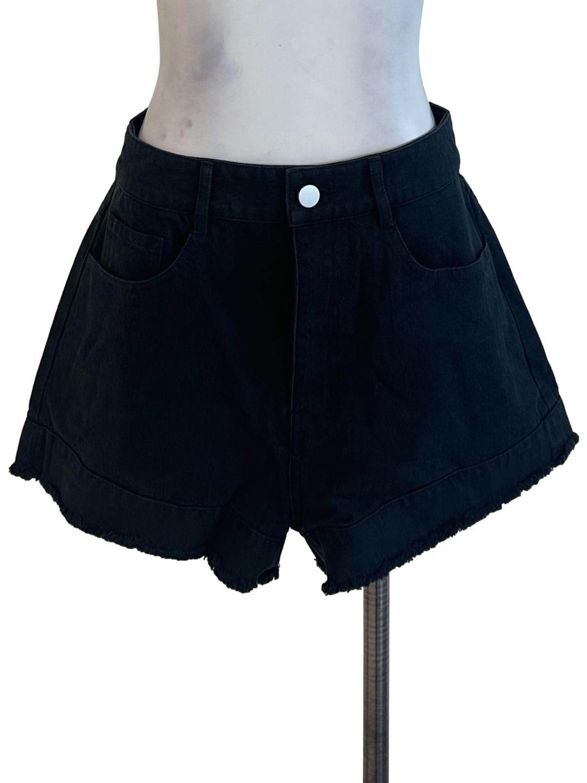 Midnight Blue Denim Shorts