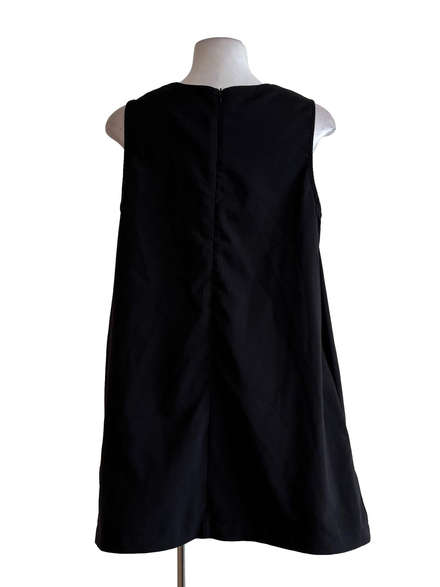 Jet Black Sleeveless Dress