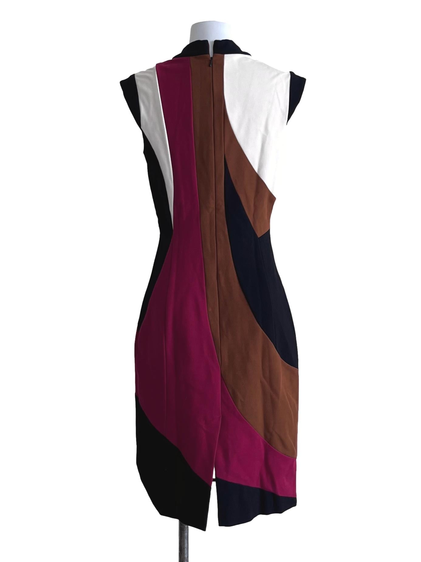 Ink Black Abstract Halter Dresses