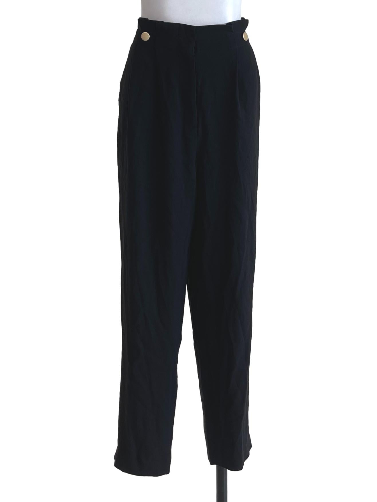 Black Leisure Pants