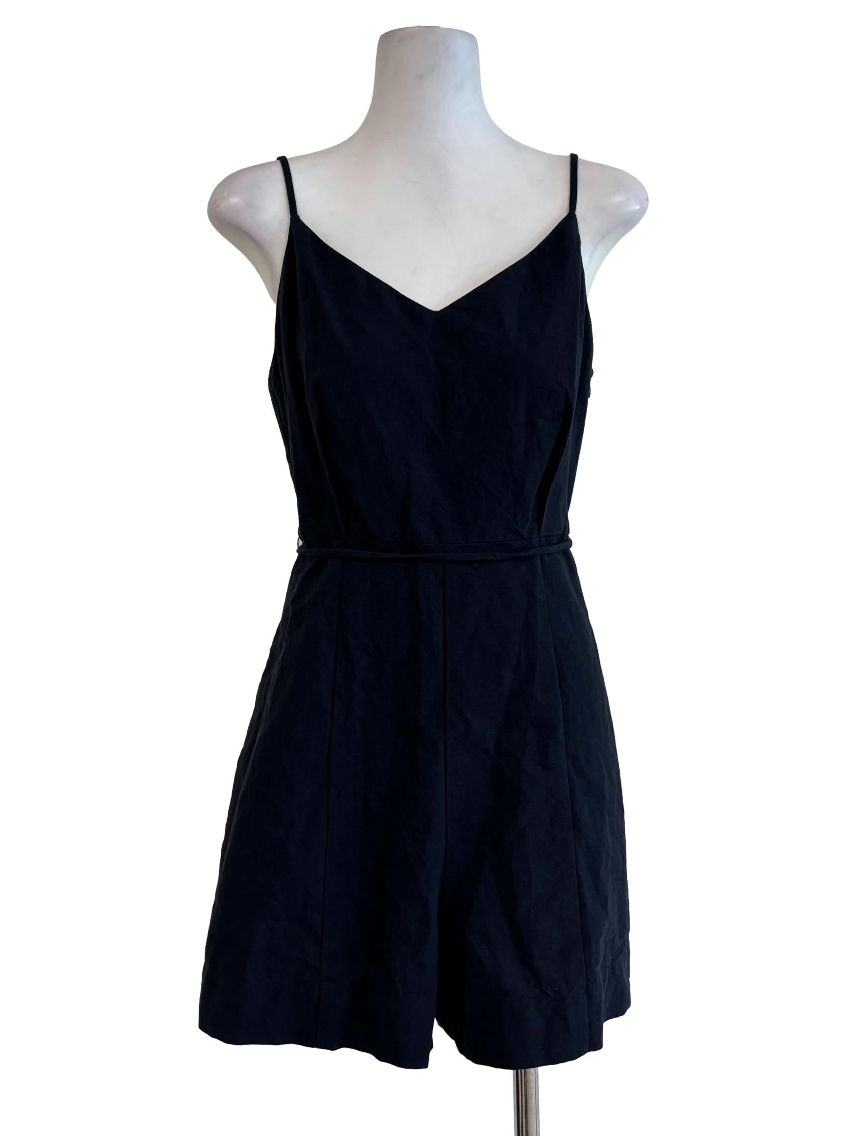Midnight Blue Spaghetti Strap Rompers