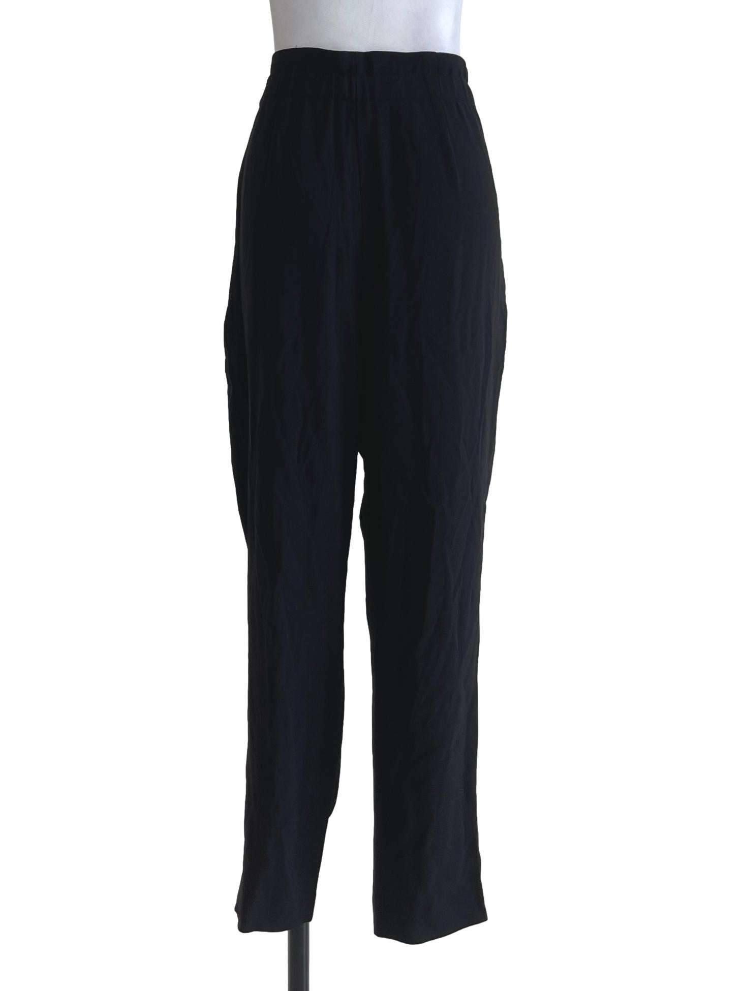 Black Leisure Pants