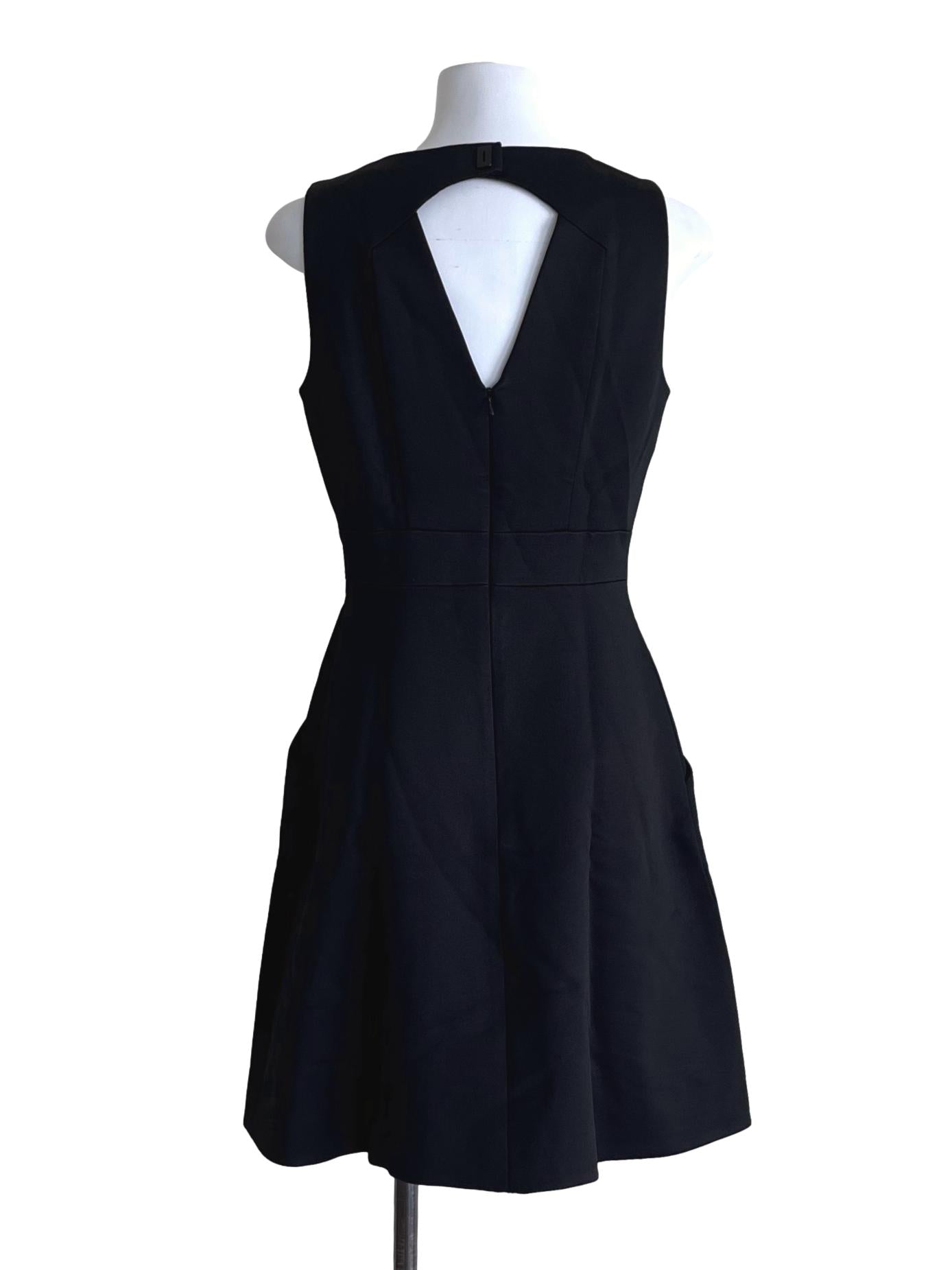 Onyx Black Halter Mini Dresses