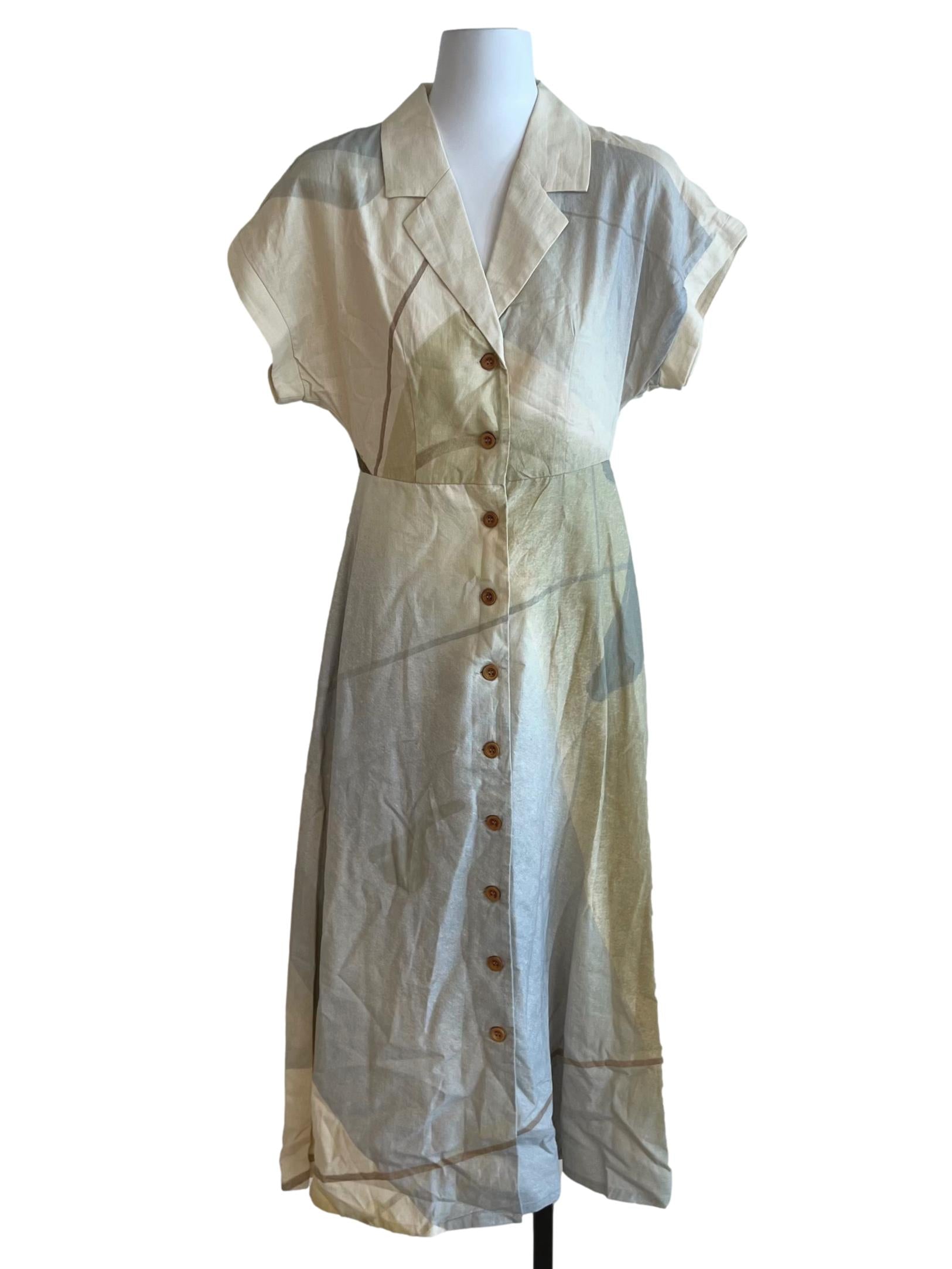 Meadow Linen Collared Dress OSN