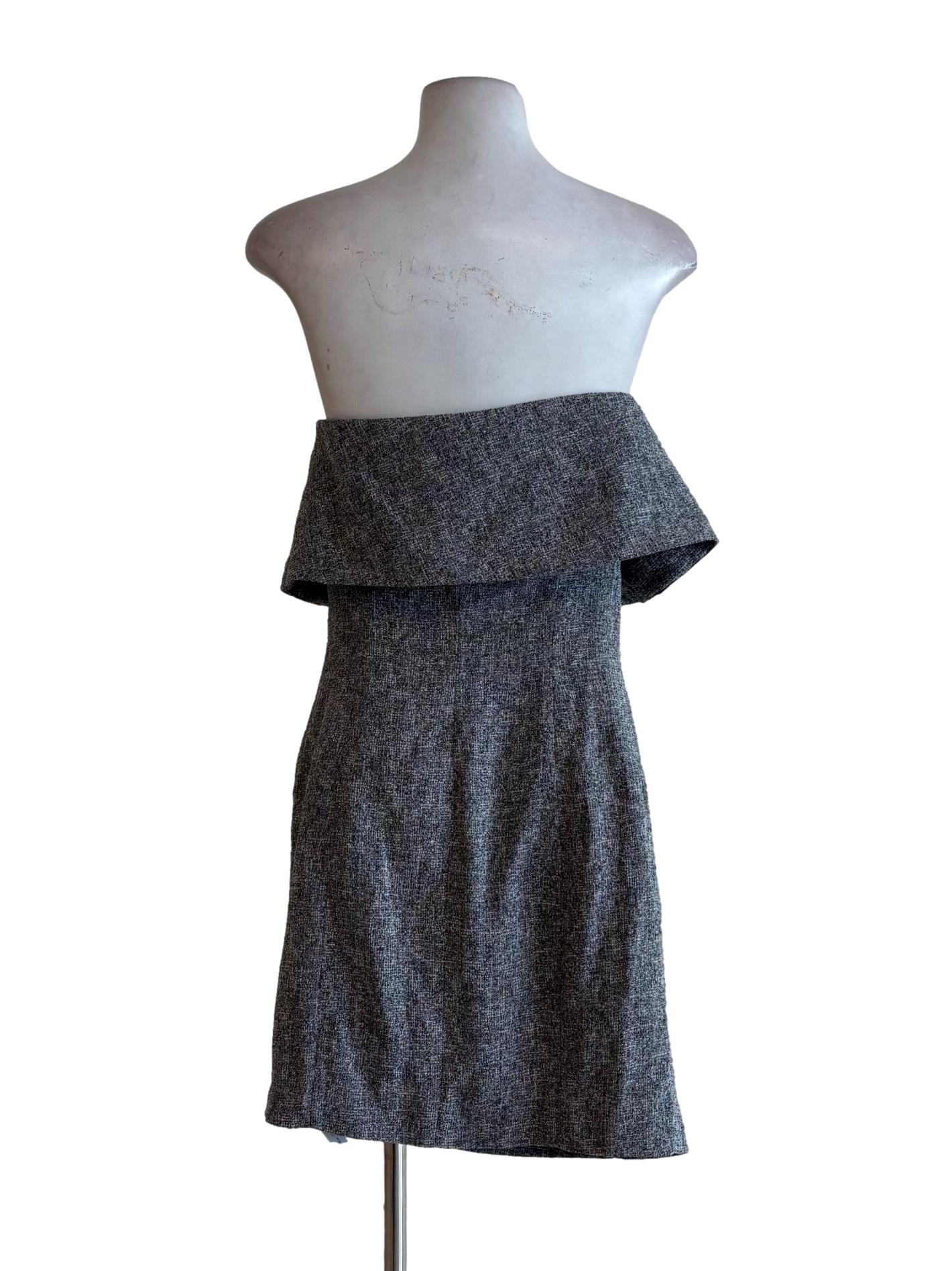 Graphite Grey One Arm Dress