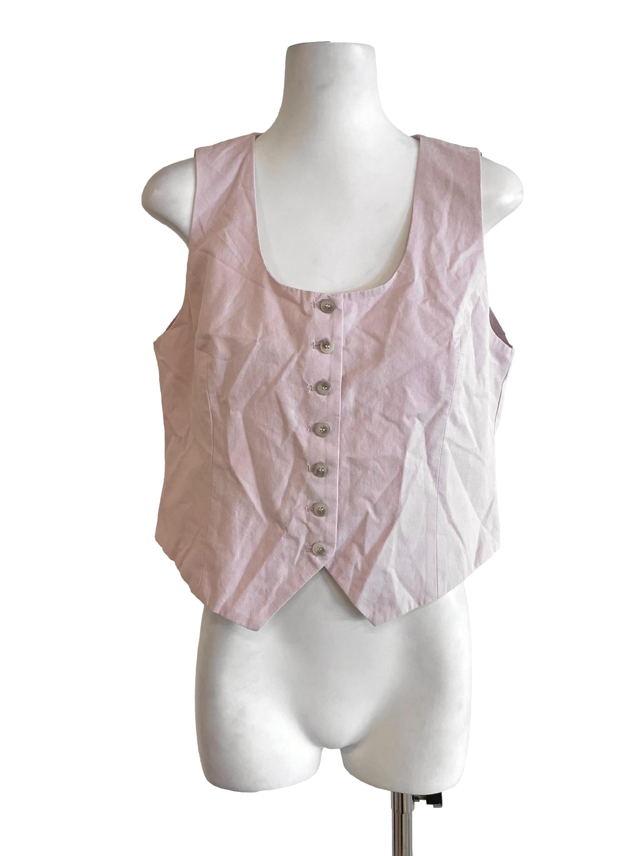 Pastel Pink Princess Vest Top