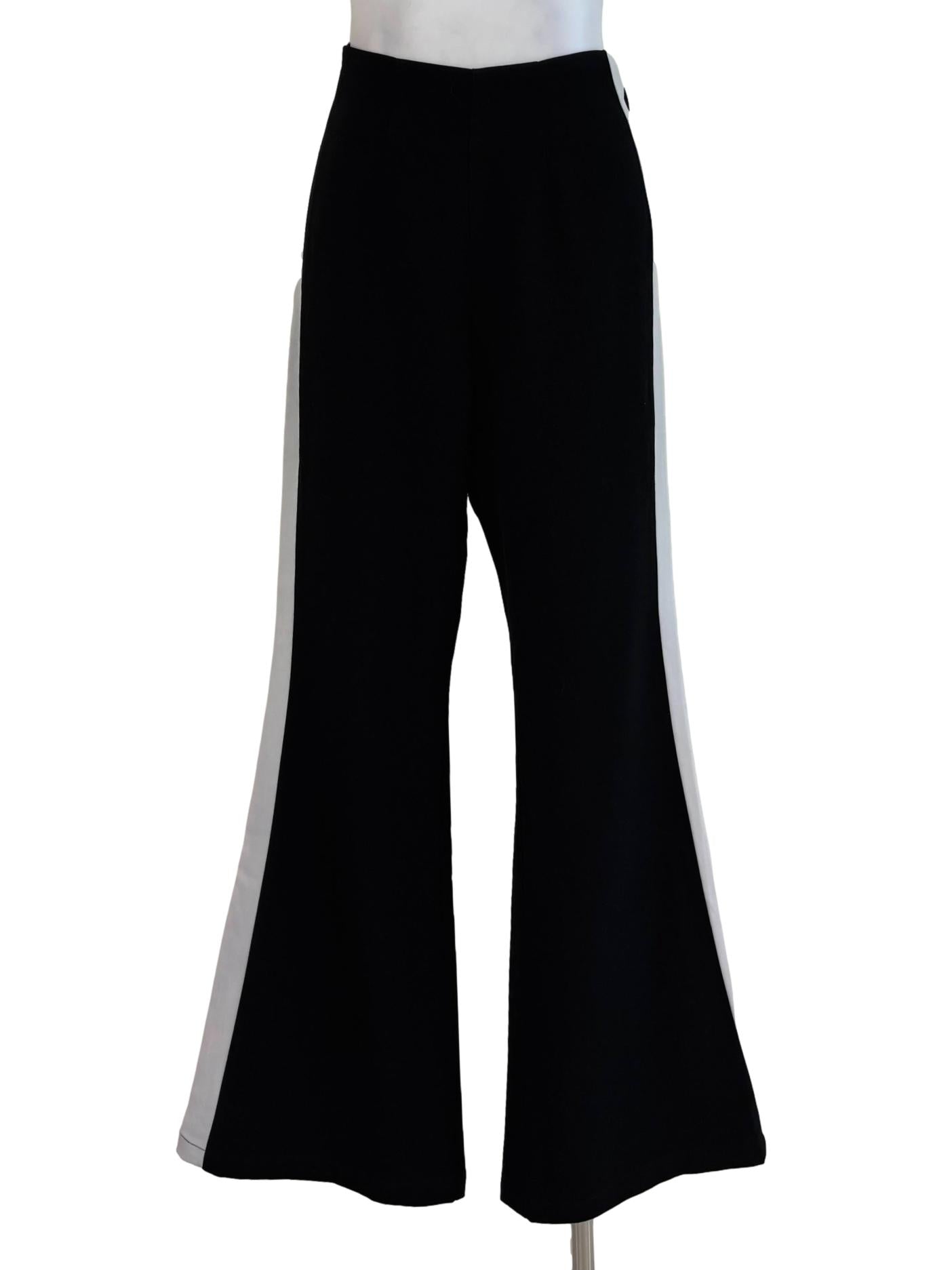 Rich Black Bootcut Pants