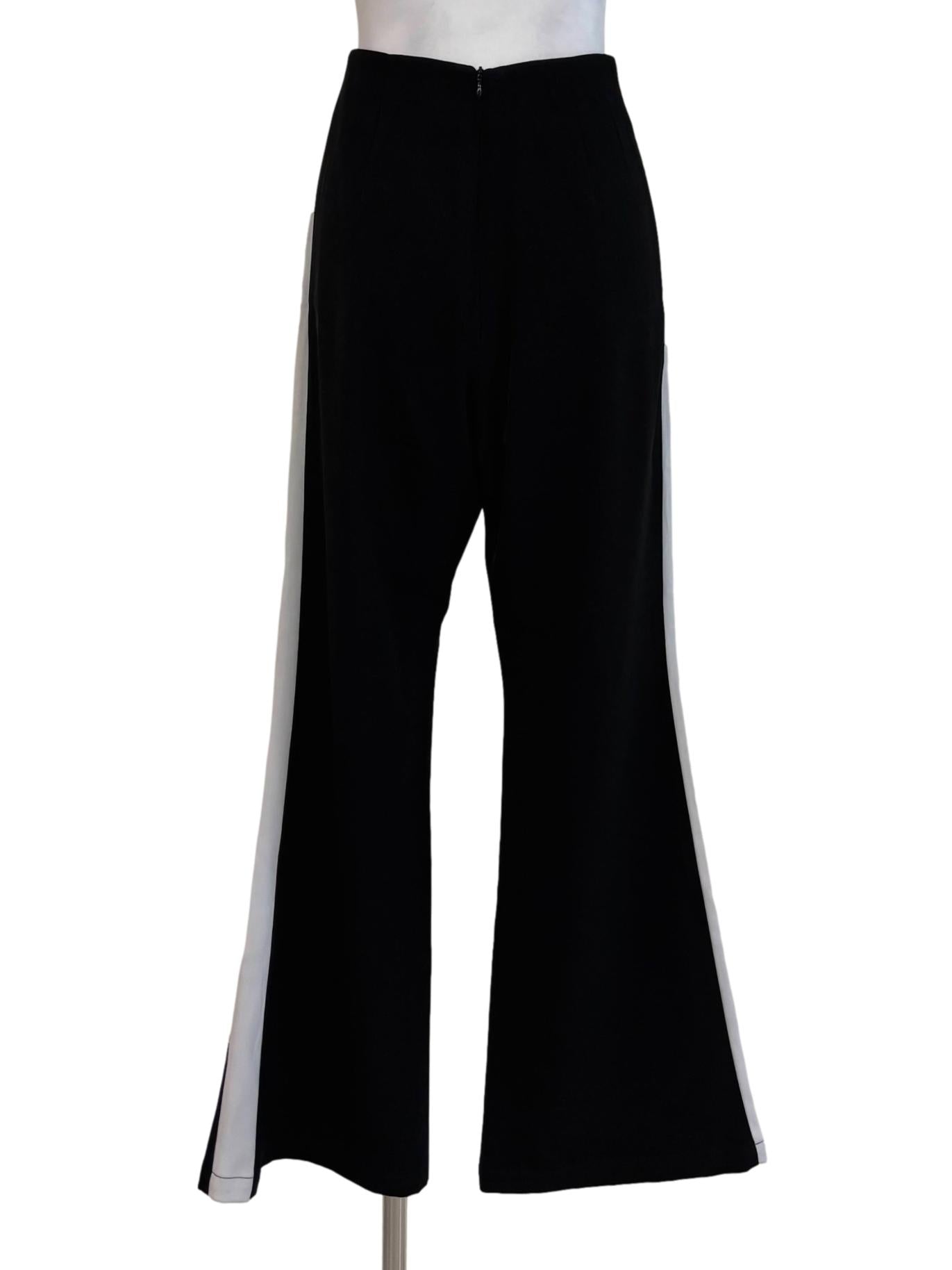 Rich Black Bootcut Pants