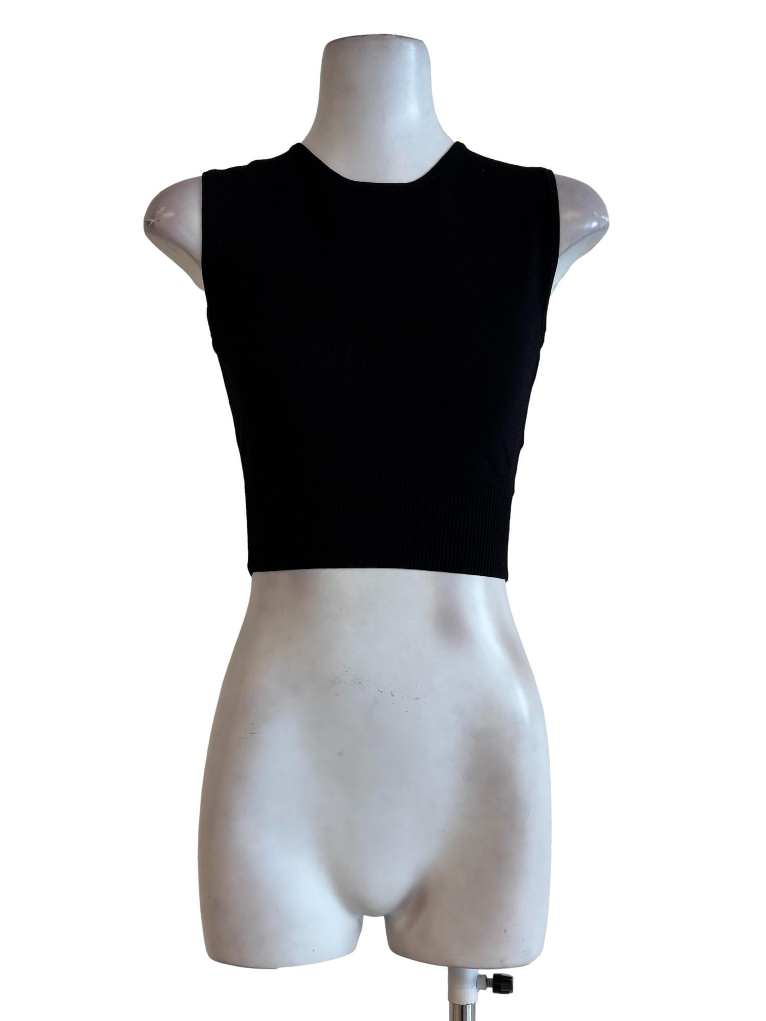 Night Black Jewel Top