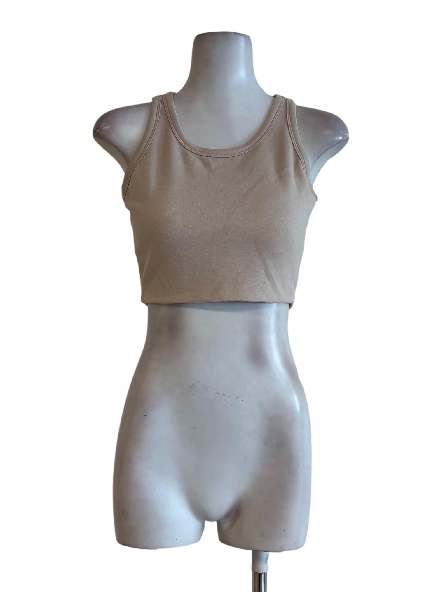 Sand White Tank Top