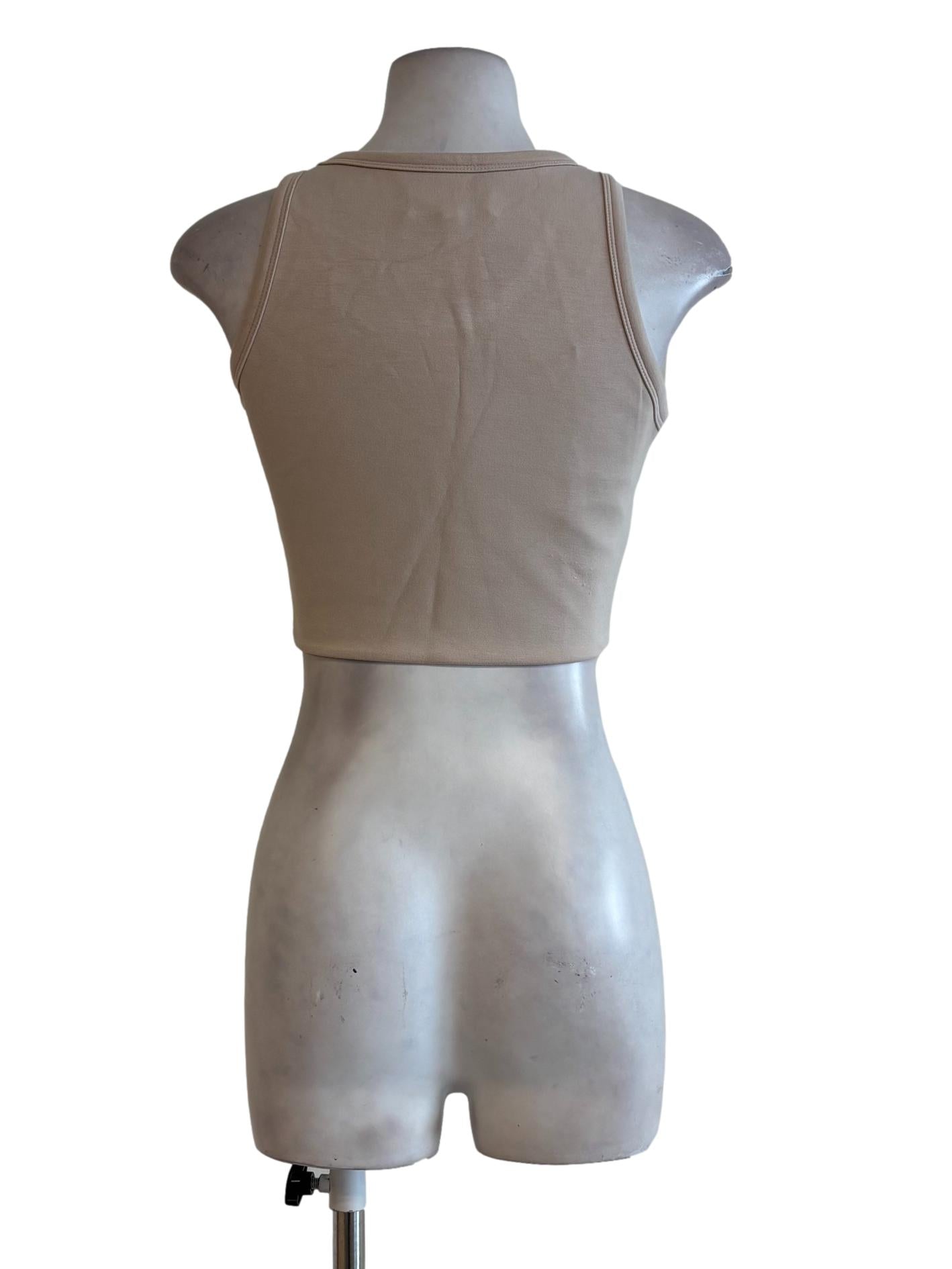 Sand White Tank Top