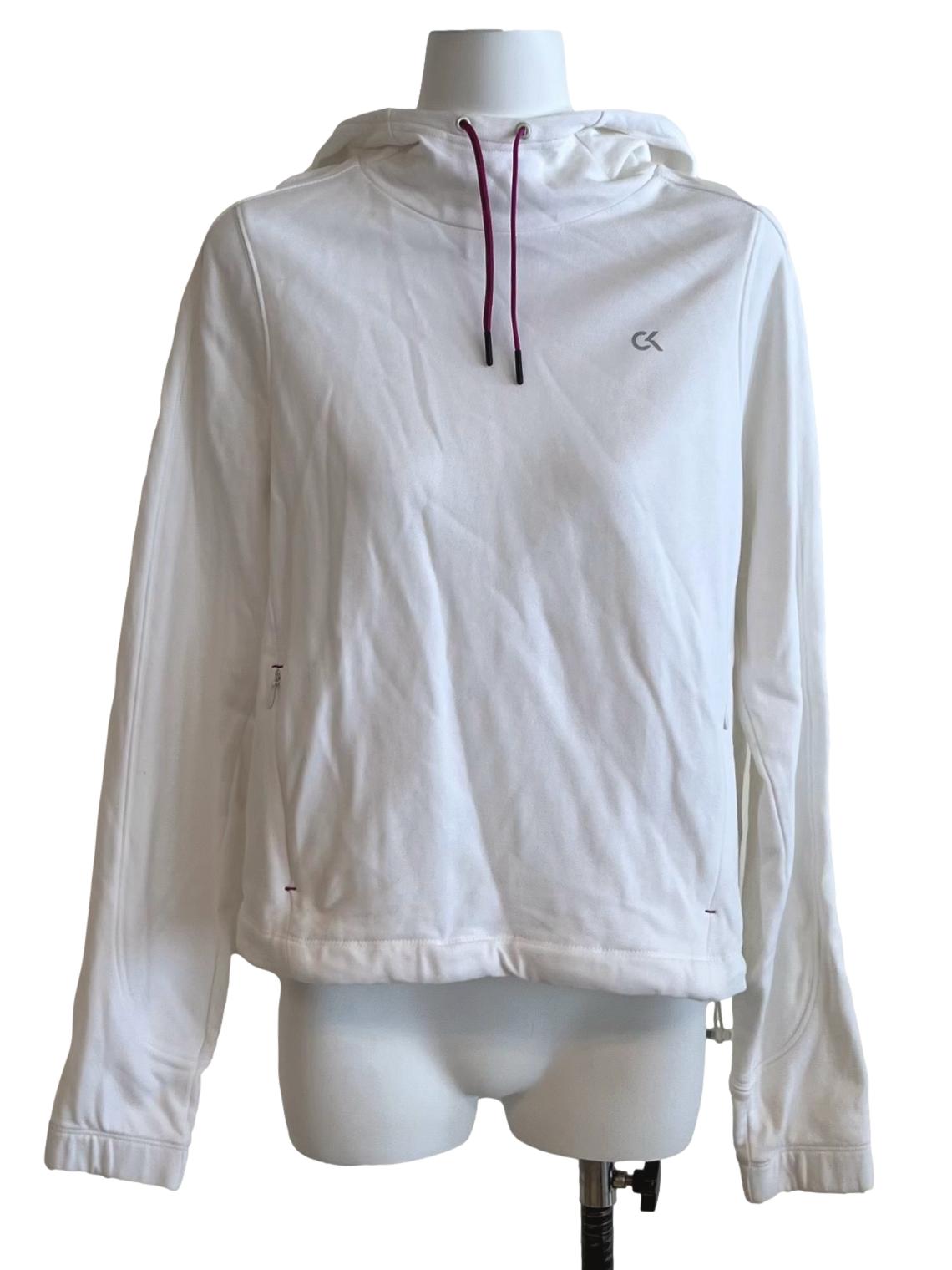 White Logo Active Hoodie