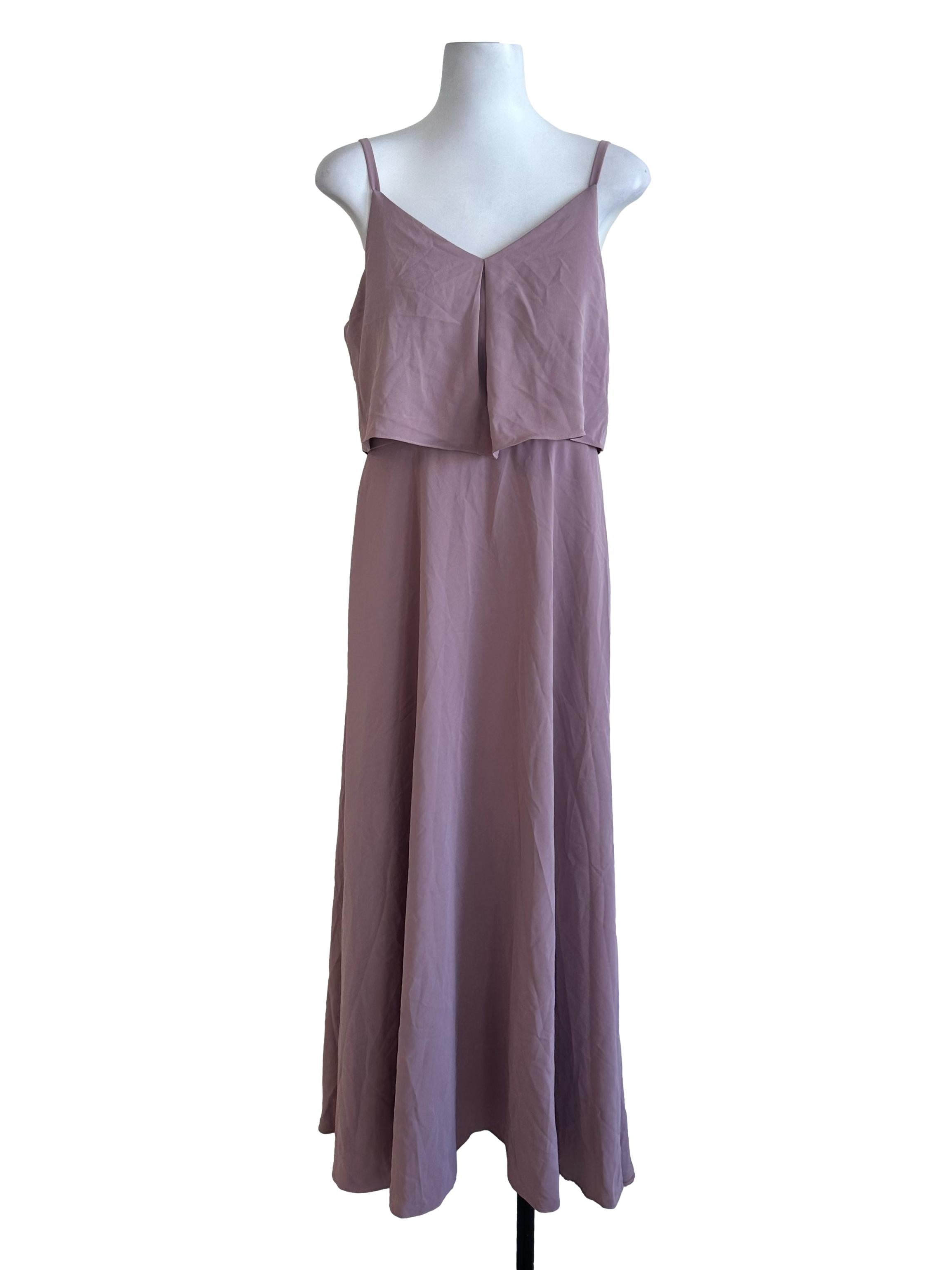 Dusty Purple Plain Dress