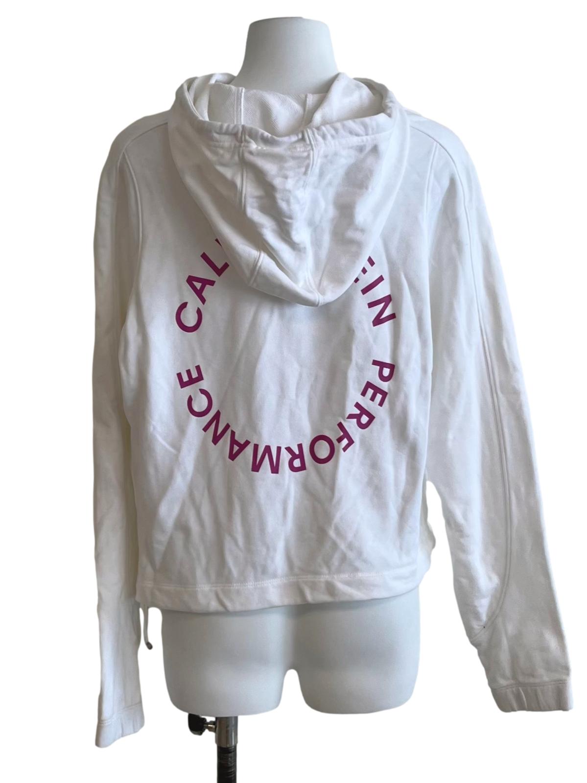 White Logo Active Hoodie